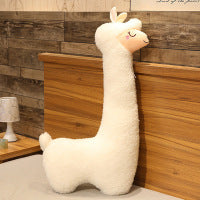 Giant Alpaca Body Pillow – 1M & 1.3M Soft Plush Hugging Doll – Detachable & Washable Stuffed Animal for Adults & Teens