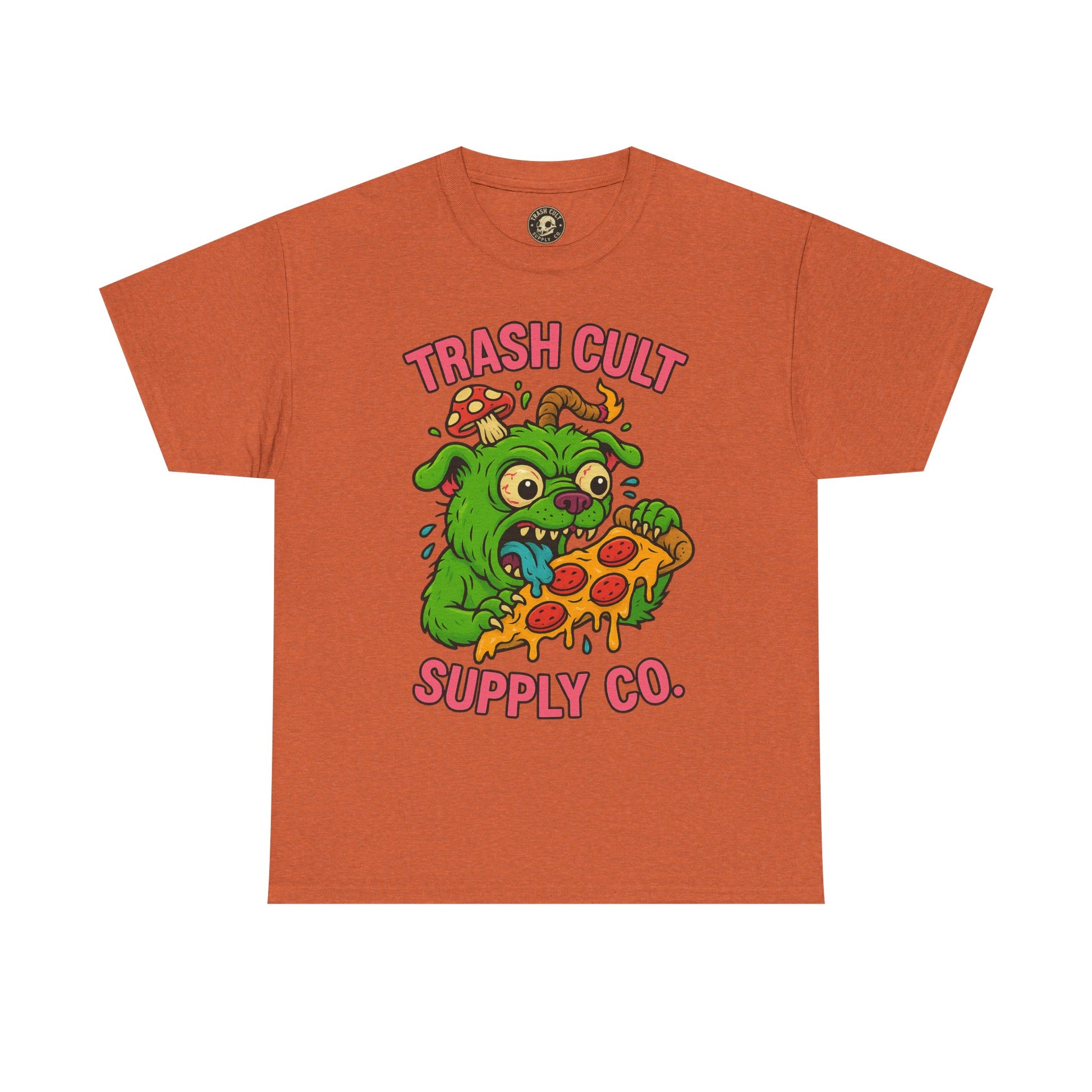 Feral Pizza Monster Shirt – Trash Cult Supply Co | Gildan 5000 Graphic Tee
