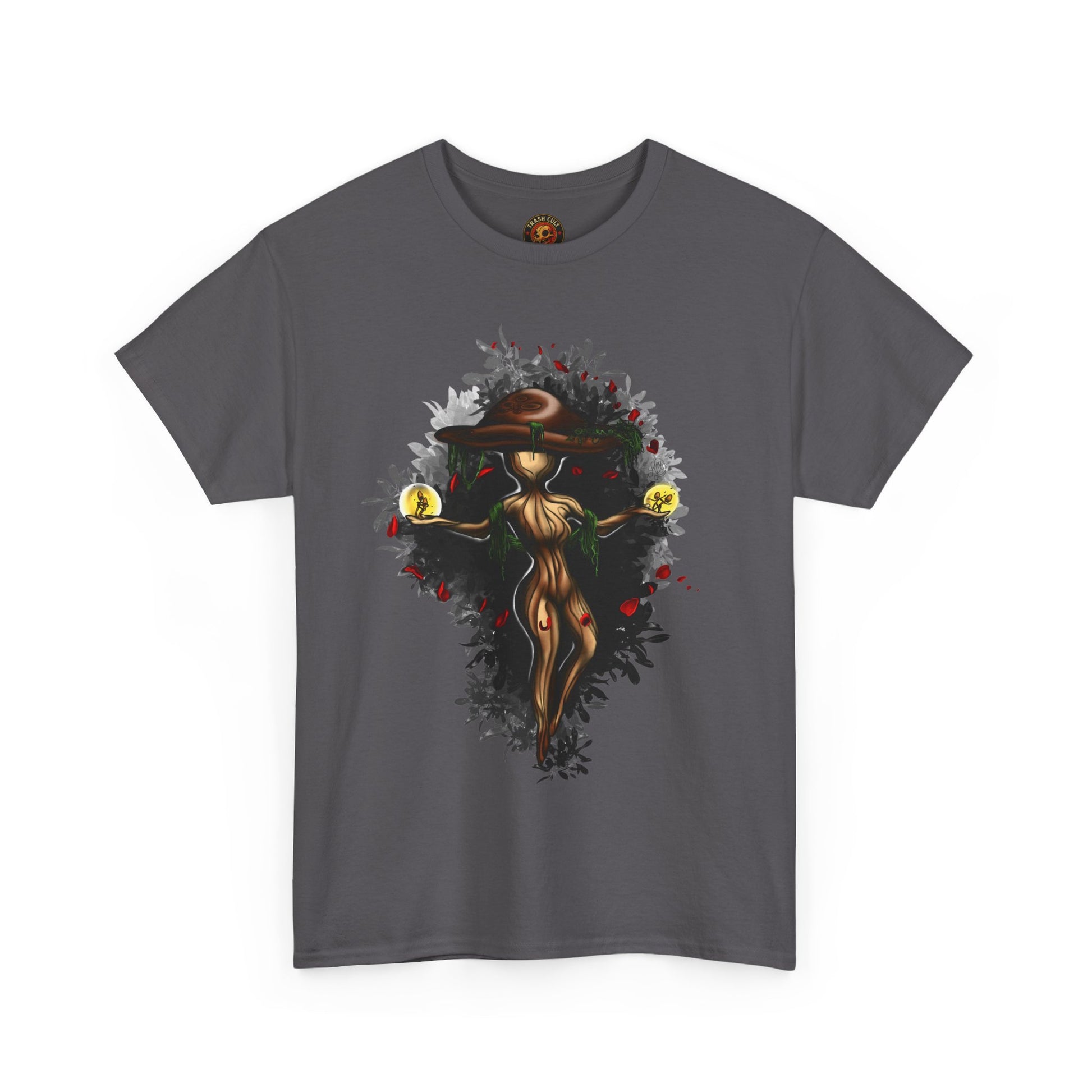 Mushroom Spirit T-Shirt – Lara Davenport x Trash Cult Supply Co. Collab (Gildan 5000)