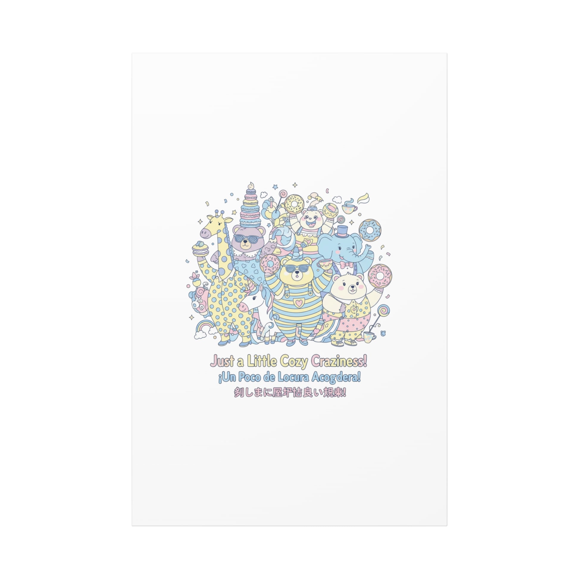 Cozy Craziness Canvas | mildly unhinged cute, whimsical weird