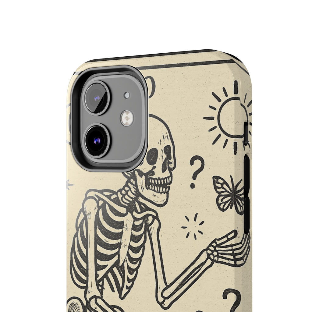 Skeleton ADHD Phone Cases, Unique Phone Cover, Funny ADHD Gift, Quirky Skeleton Design, Cool Accessories for Everyone