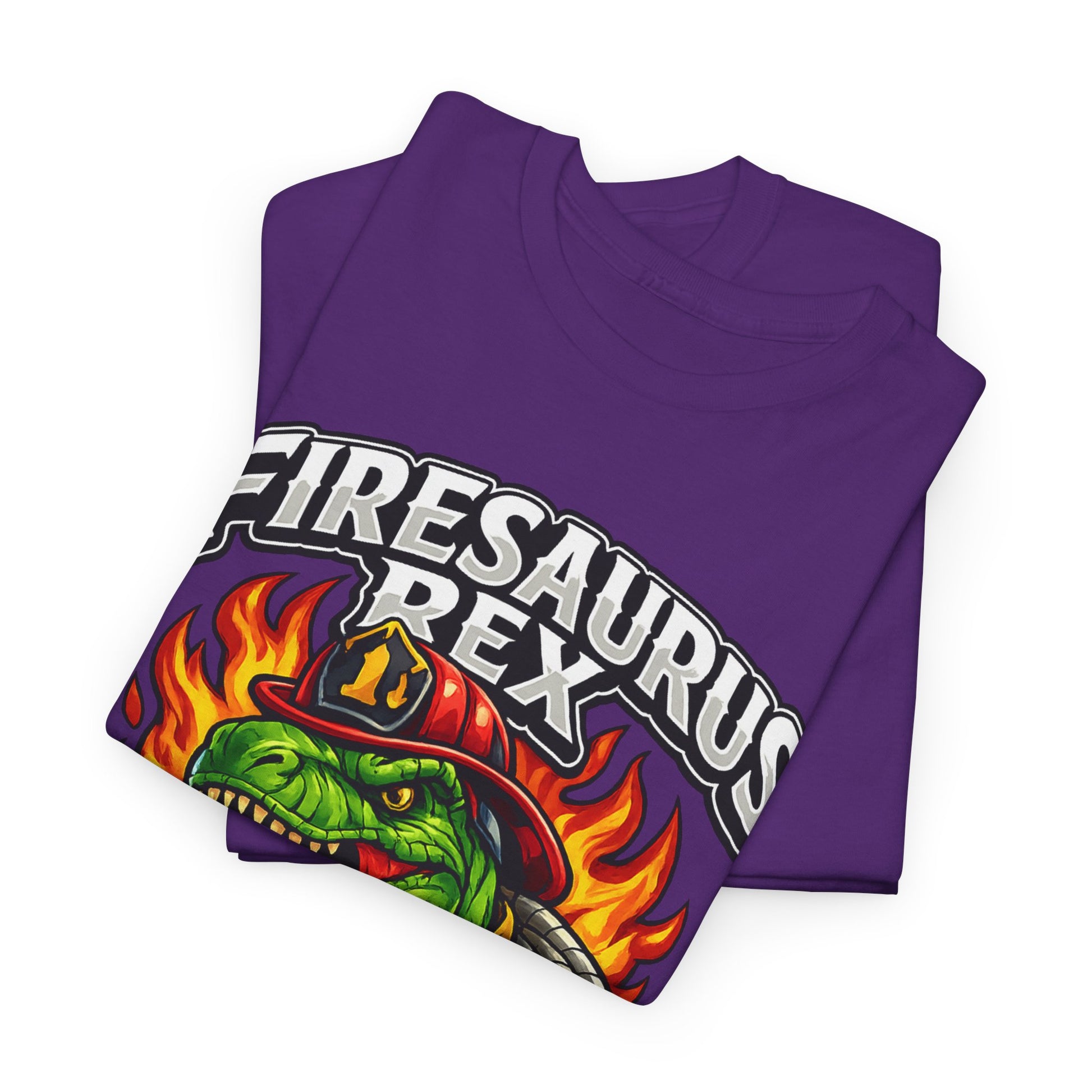 Firesaurus Rex T-Shirt — Funny Firefighter Dinosaur Tee