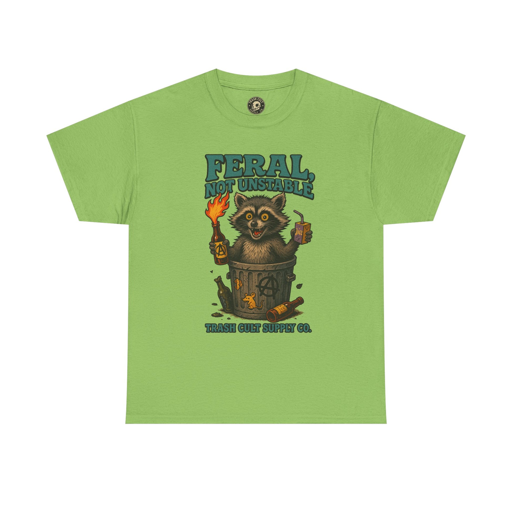 Feral Not Unstable Tee, Streetwear Tee, Graphic Shirt, Funny T-Shirt, Humor Clothing, Unique Gift