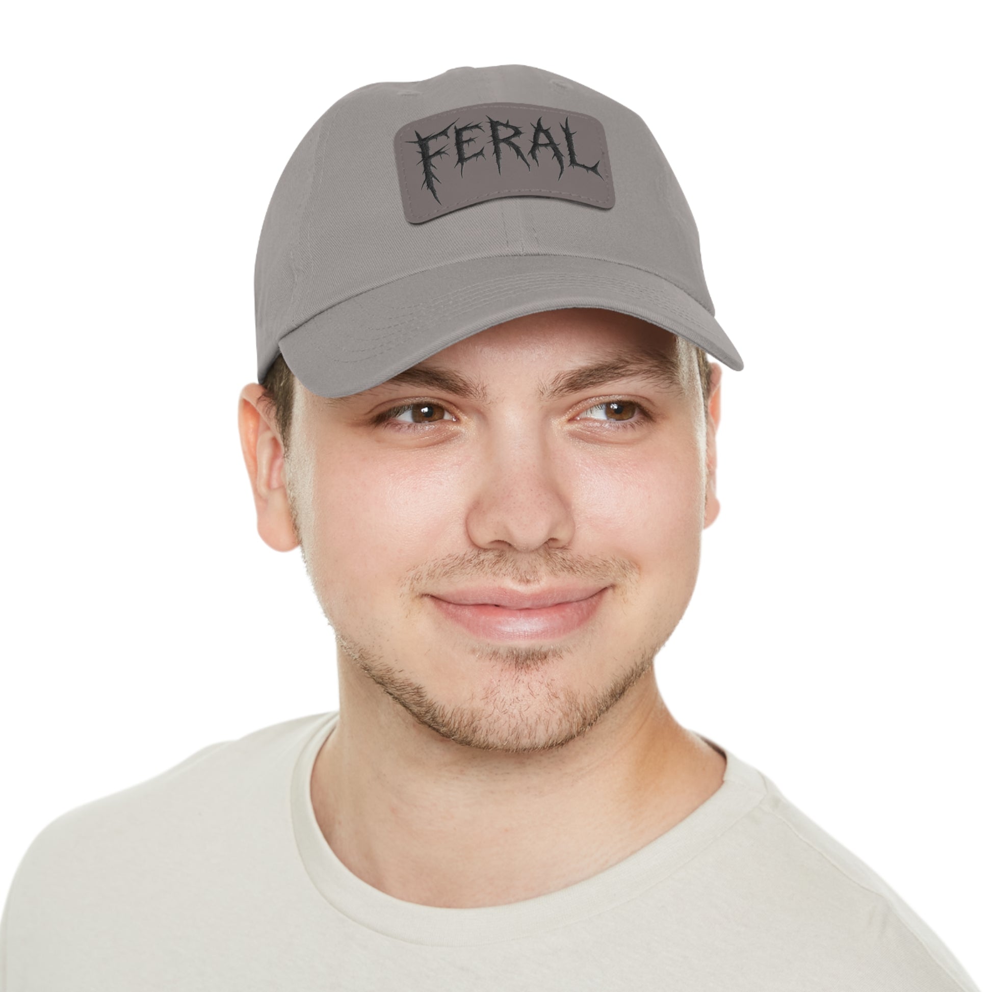 FERAL Embroidered Leather Patch Hat – Trash Cult Supply Co.