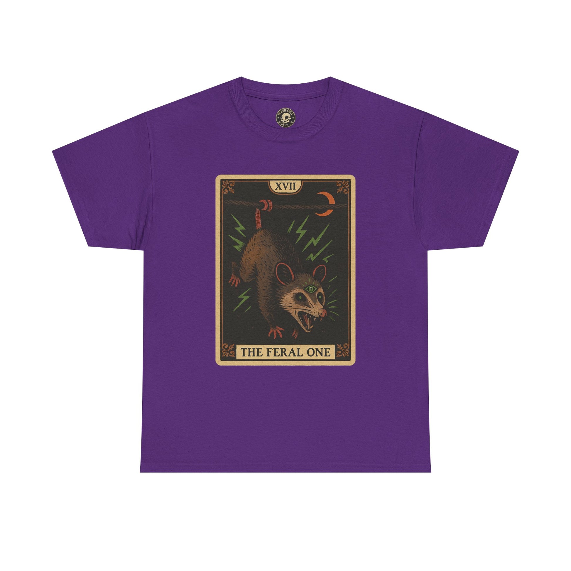 Feral One Graphic Tee - Quirky Unisex T-Shirt, Vintage Inspired, Animal Art, Casual Wear, Gifts for Him/Her