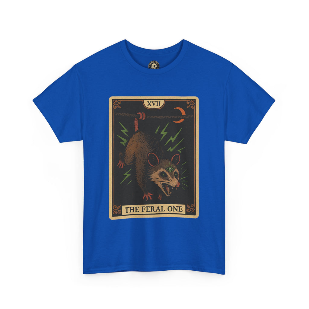 Feral One Graphic Tee - Quirky Unisex T-Shirt, Vintage Inspired, Animal Art, Casual Wear, Gifts for Him/Her
