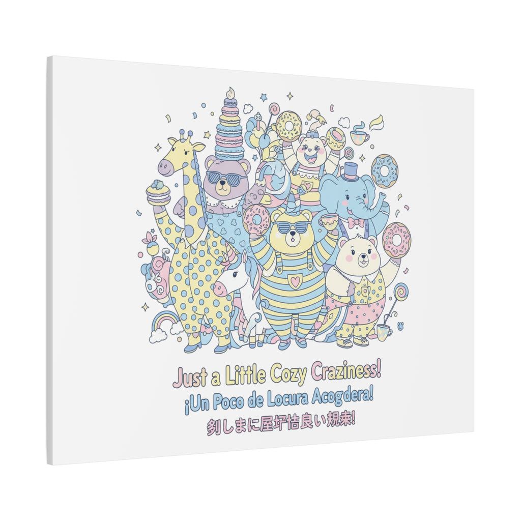 Cozy Craziness Canvas | mildly unhinged cute, whimsical weird