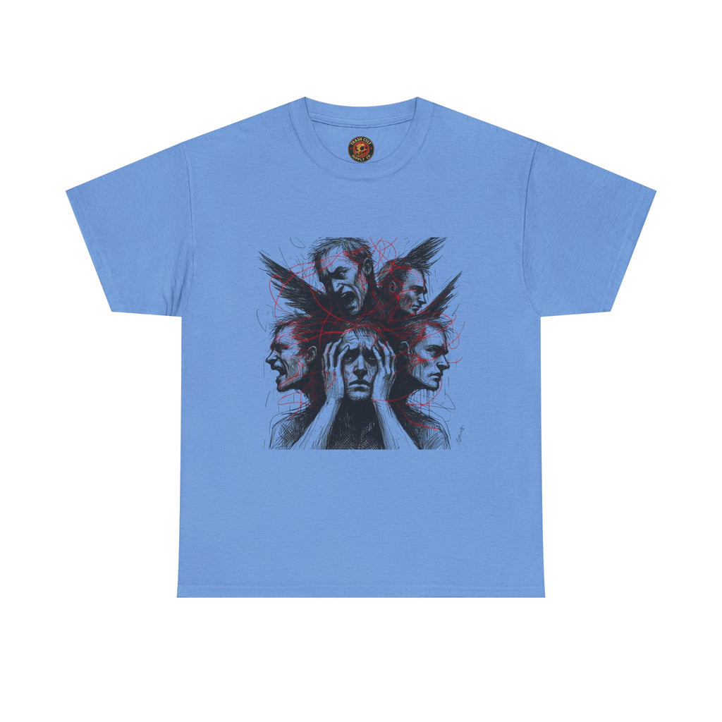 Xian Allen x Trash Cult Shirt – “Loud Inside My Head” | Dark Illustrative Art Tee