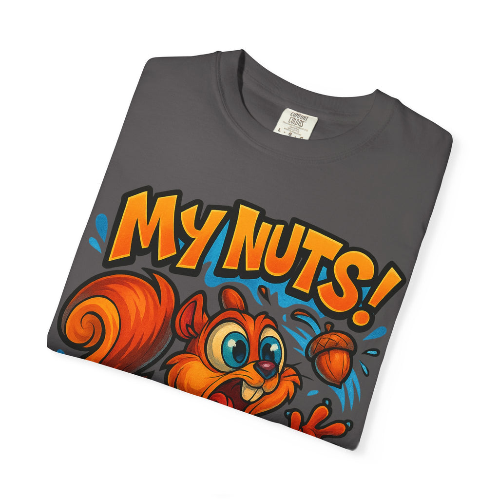My Nuts! Squirrel Shirt – Funny New School Tattoo Style Tee | Gildan 5000