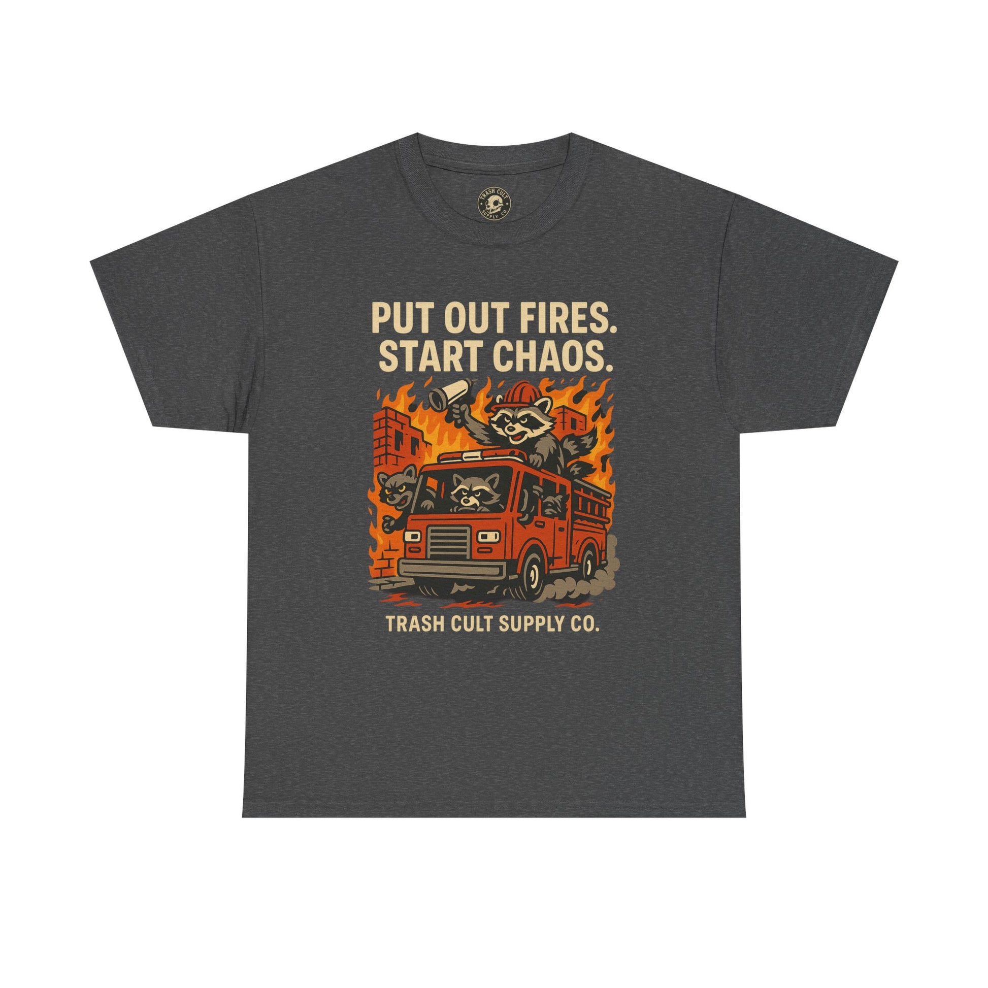 Put Out Fires Start Chaos Unisex Heavy Cotton Tee | Funny Firefighter Shirt | Casual Wear | Gift for Firefighter Lovers, Firefighter [...]