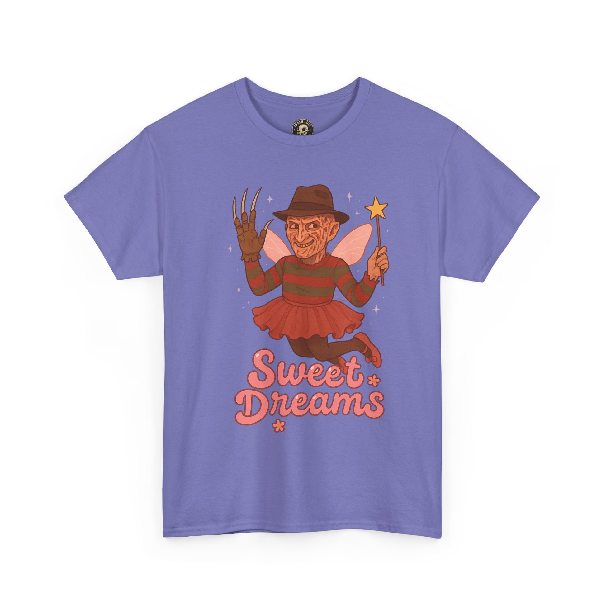 Freddy Krueger Fairy “Sweet Dreams” Funny Horror Parody T-Shirt – Gildan 5000