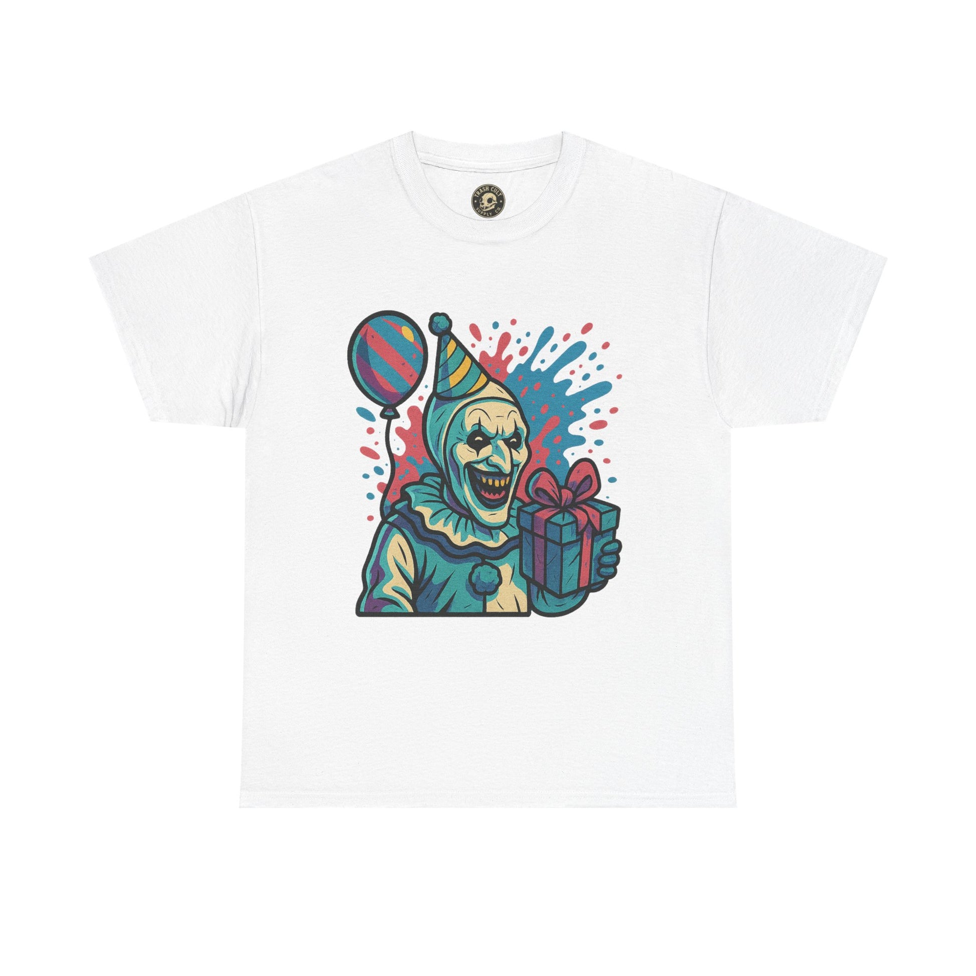 Art the Clown Birthday Shirt – New School Graffiti Horror Tee on Gildan 5000