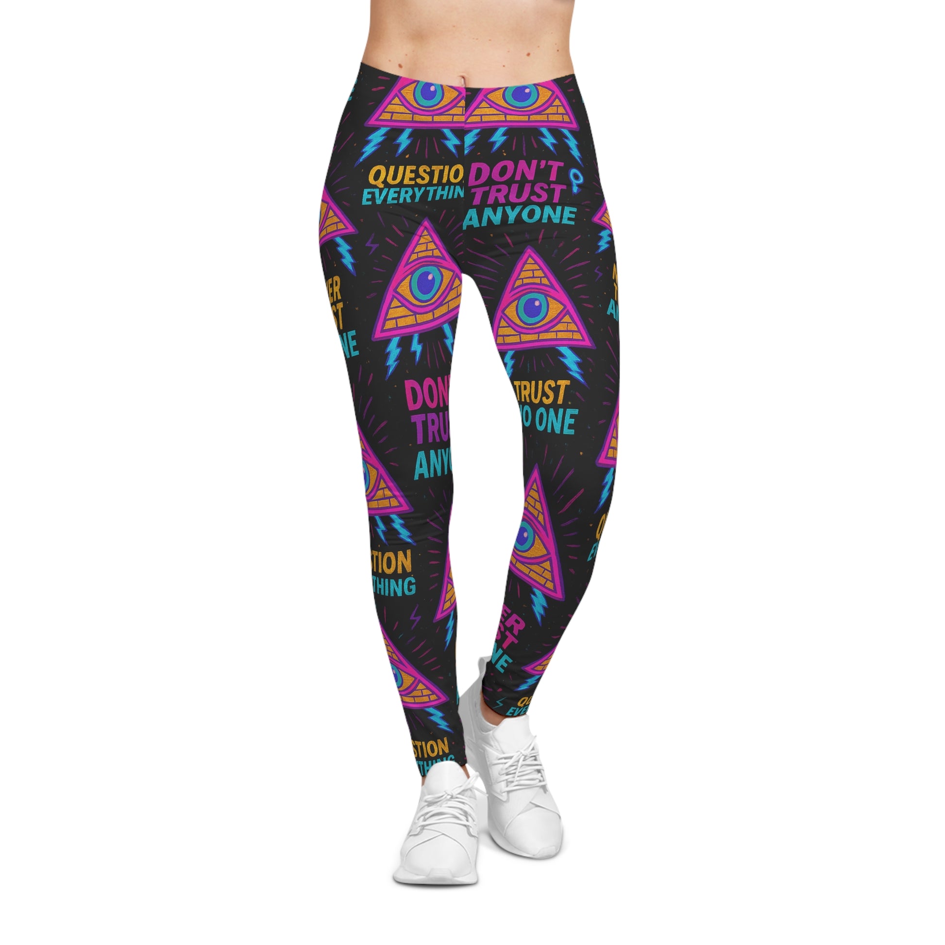Don’t Trust Anyone – Limited Edition All-Over Print Leggings | Illuminasty Drop