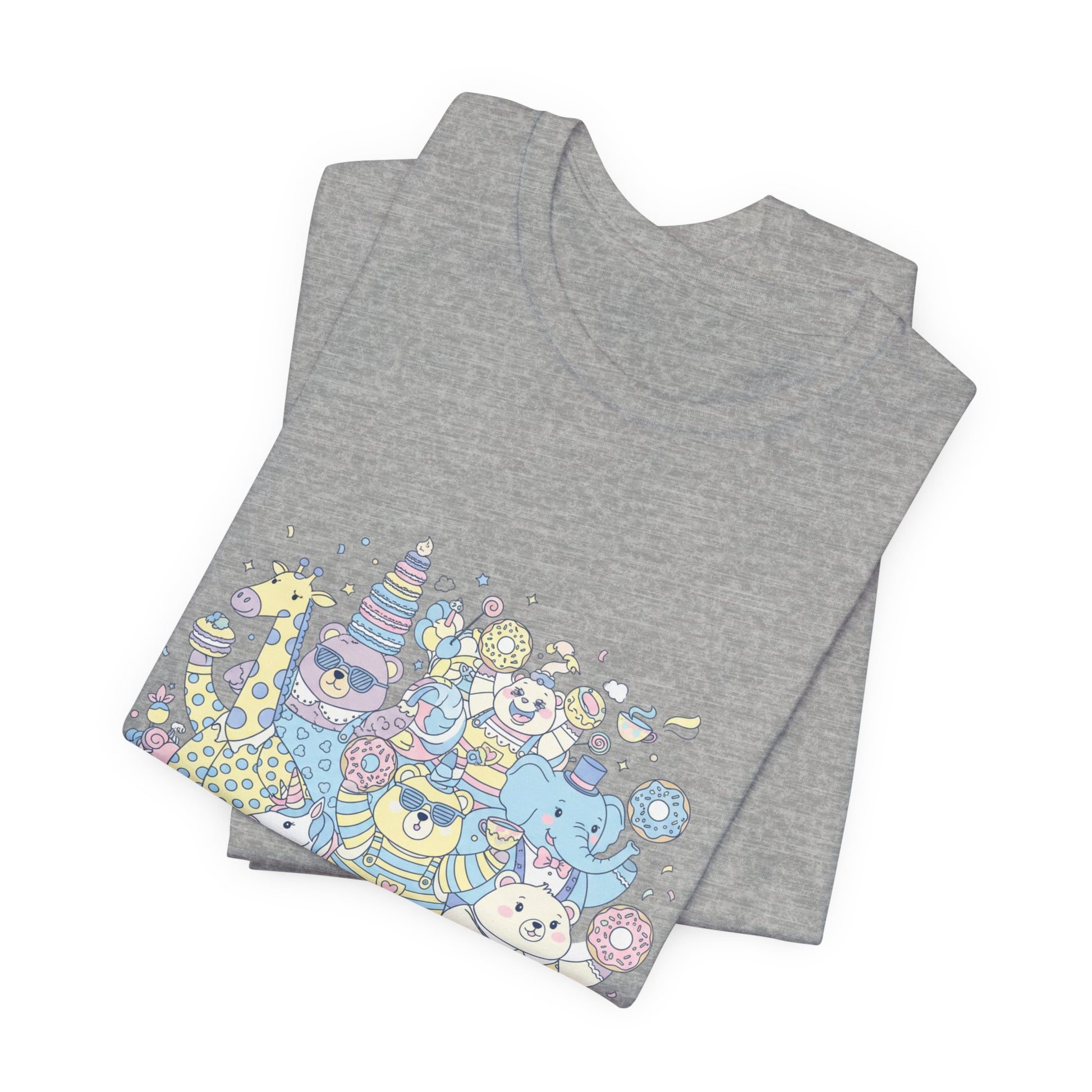 Chaotic Kawaii Tiny Monster Tee, absurd cute pastel whimsical weird