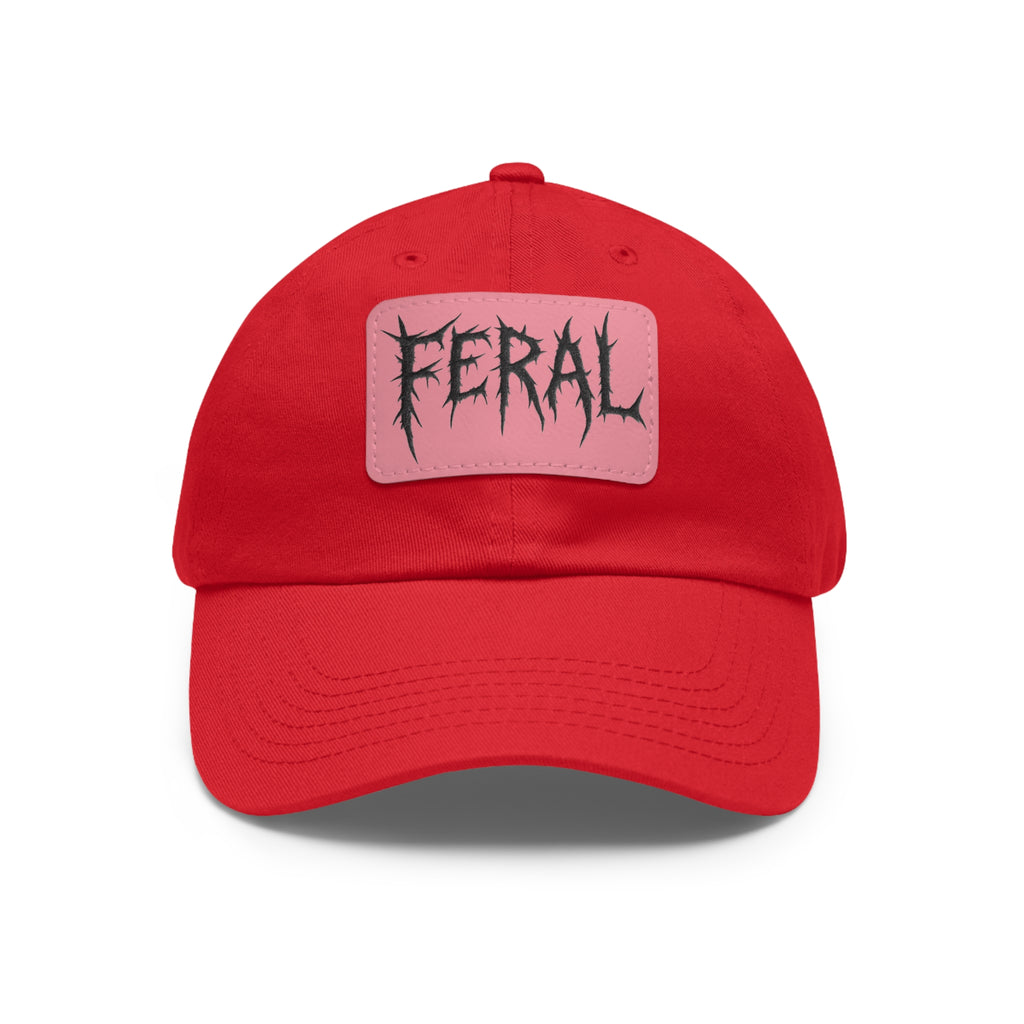 FERAL Embroidered Leather Patch Hat – Trash Cult Supply Co.