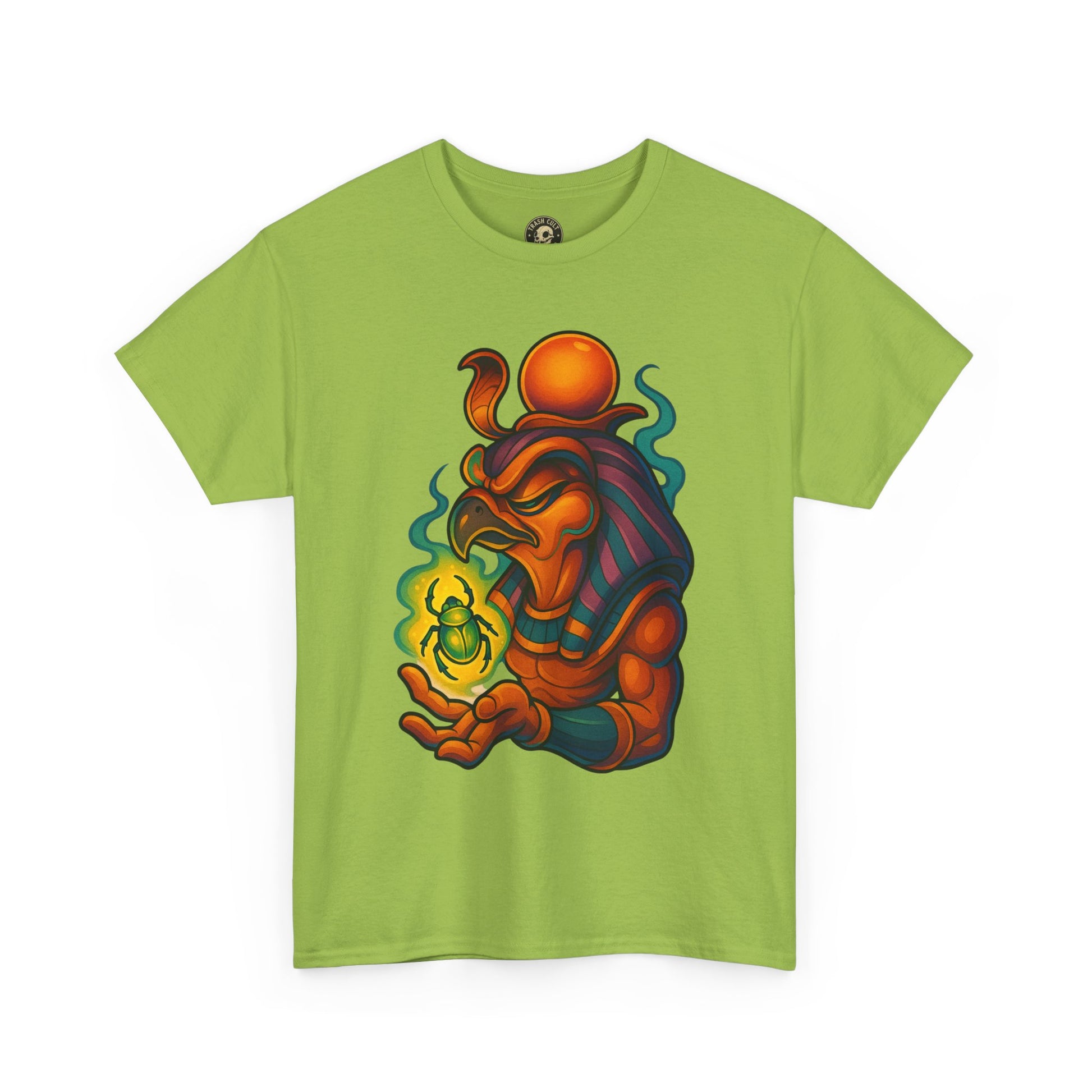 Mystical Guardian Unisex Heavy Cotton Tee, Graphic T-Shirt, Bohemian Style, Unique Fashion, Gift for Fans, Statement Tee