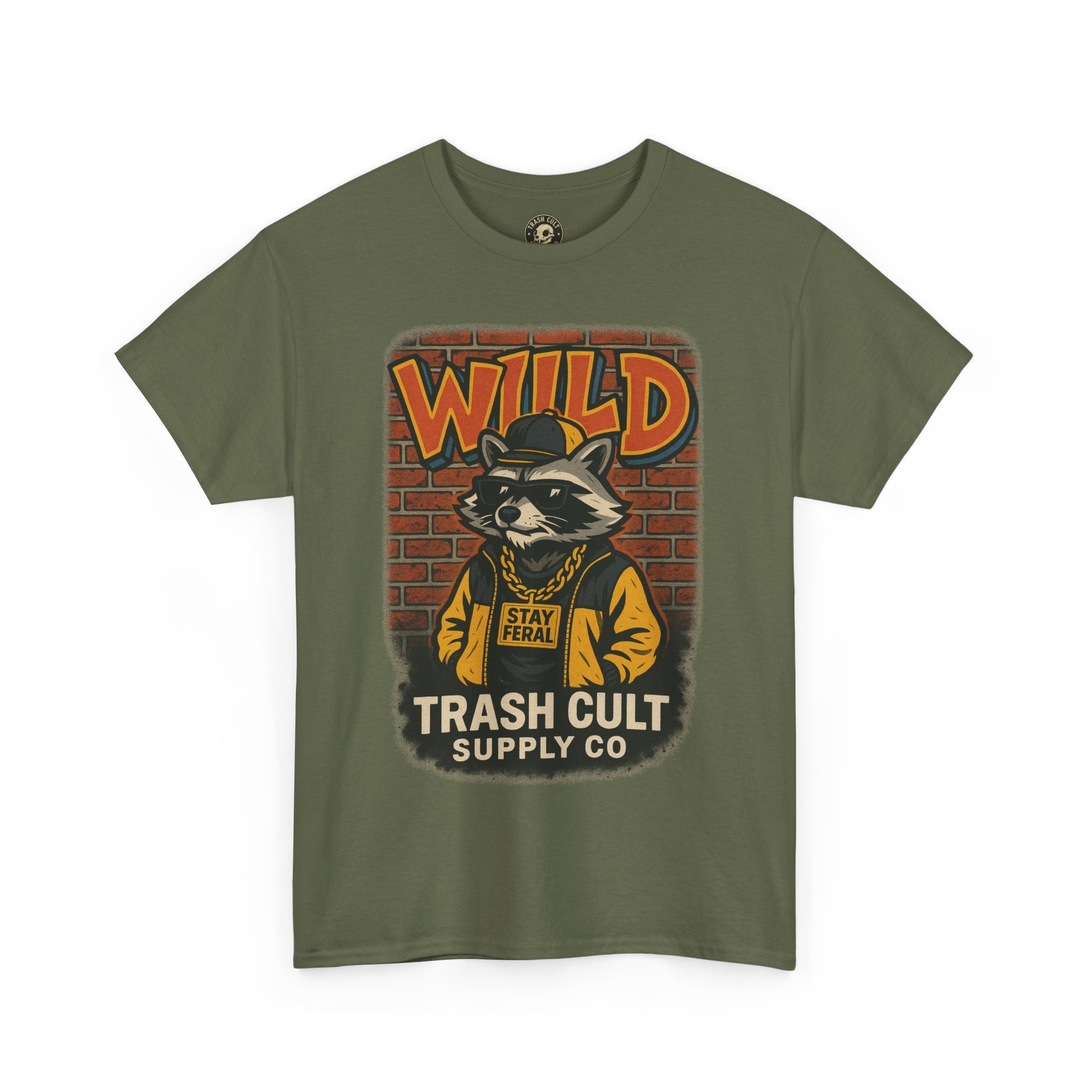 Wild Trash Cult Unisex Tee, Retro Animal T-Shirt, Graphic Tee, Eco-Conscious Apparel, Gift for Nature Lovers, Casual Streetwear