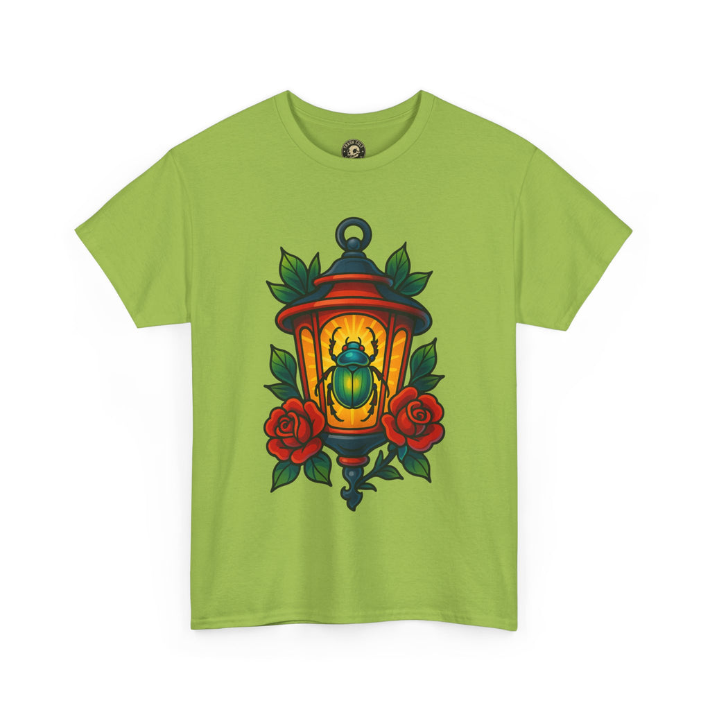 Vintage Lantern Beetle Unisex Heavy Cotton Tee - Eccentric Nature Lover Gift, 90s Aesthetic T-Shirt, Botanical Art Apparel, Summer [...]