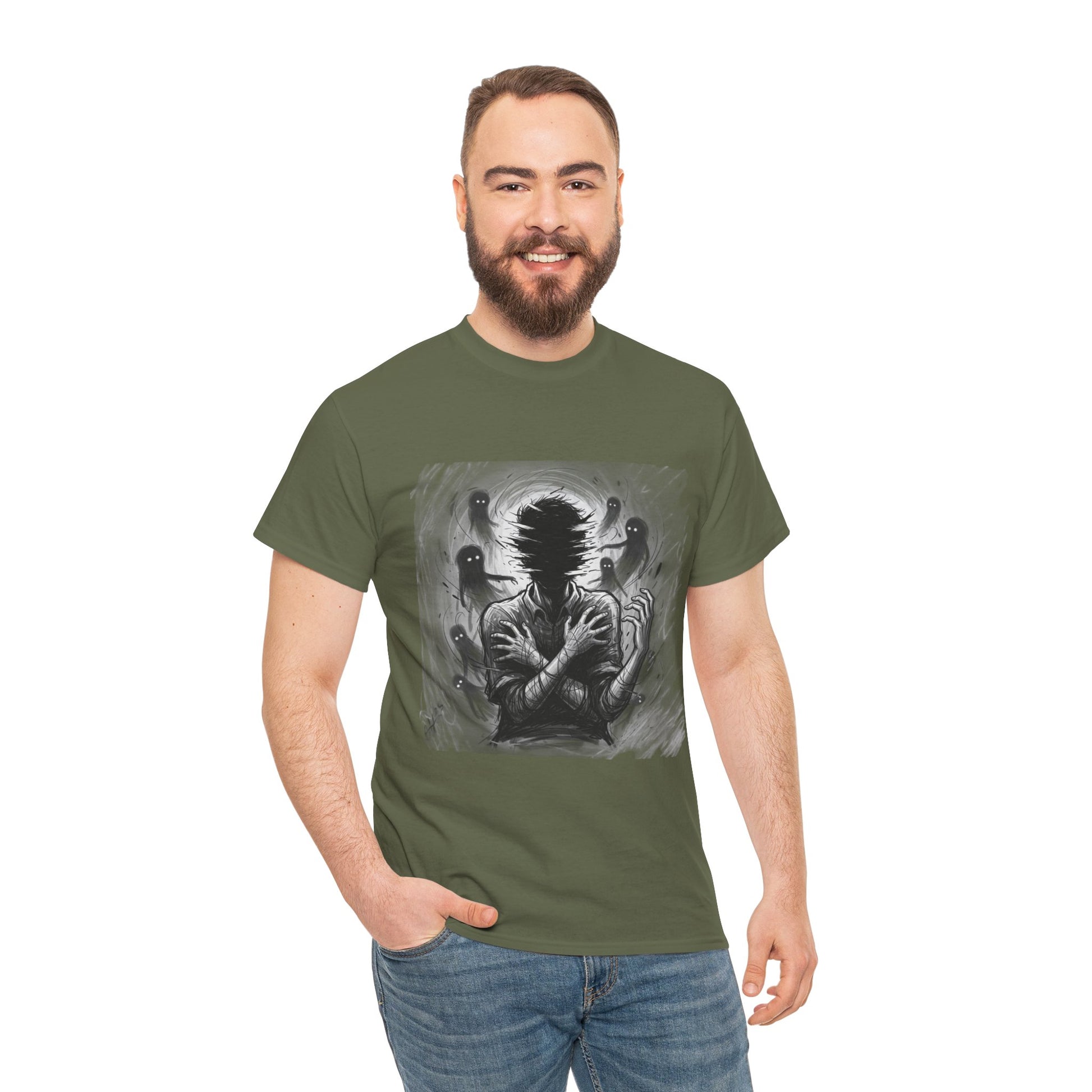 Xian Allen x Trash Cult Shirt – “Don’t Let Them In” | Ghost Spiral Emotional Horror Tee
