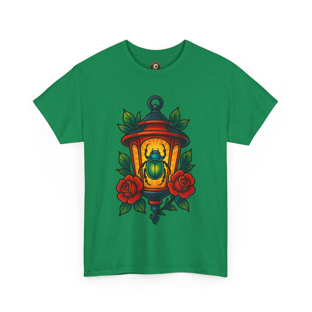 Vintage Lantern Beetle Unisex Heavy Cotton Tee - Eccentric Nature Lover Gift, 90s Aesthetic T-Shirt, Botanical Art Apparel, Summer [...]