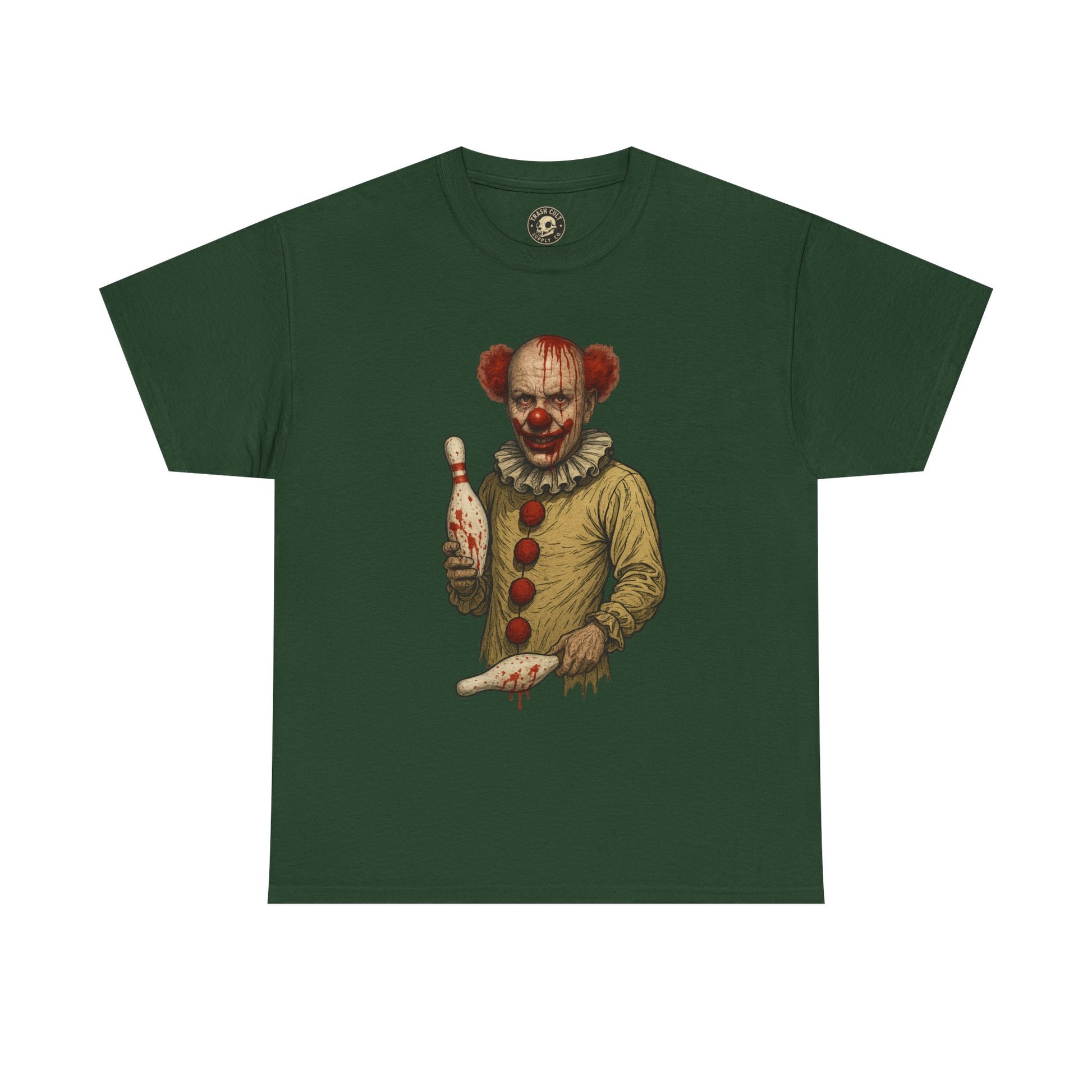 Spooky Clown Unisex Tee | Horror Fan Shirt, Halloween Costume, Graphic Tee, Horror Movie Merchandise, Unique Gift