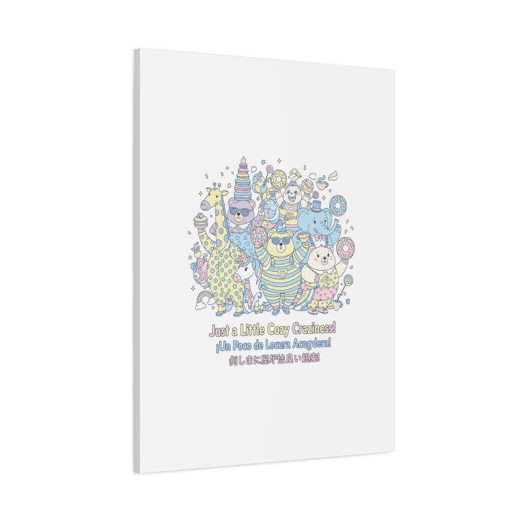 Cozy Craziness Canvas | mildly unhinged cute, whimsical weird