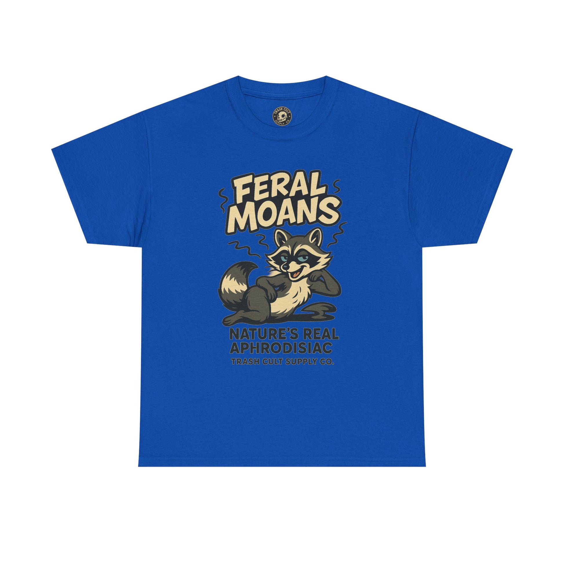 Feral Moans Unisex Heavy Cotton Tee, Funny Graphic Tee, Animal Lover Shirt, Casual Wear, Gift for Nature Enthusiasts
