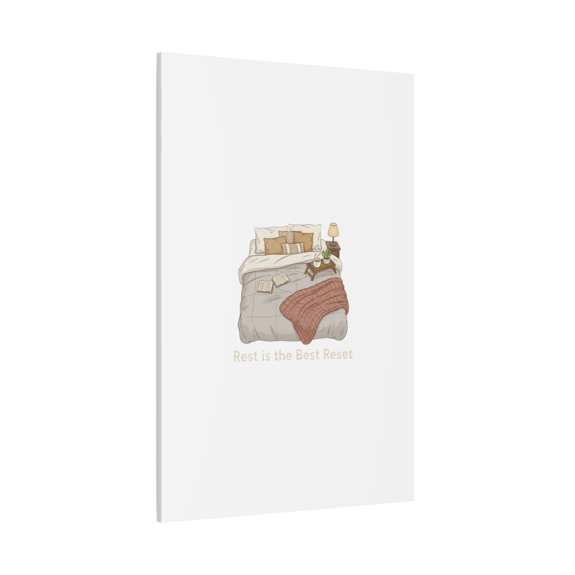 Rest is the Best Reset Canvas | sleepy humor, restful vibes