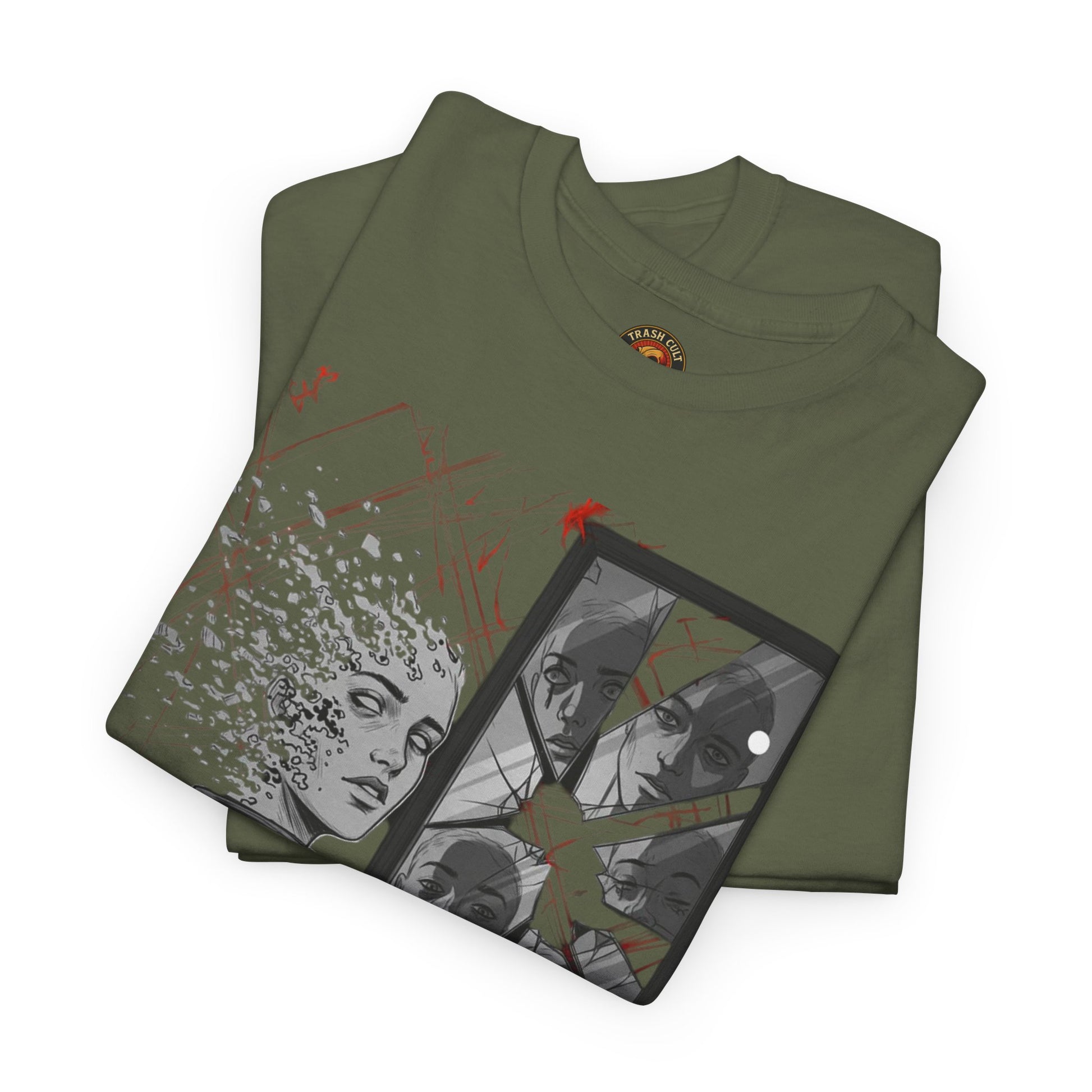 Xian Allen x Trash Cult Shirt – “Don’t Look Too Close” | Surreal Dark Art T-Shirt
