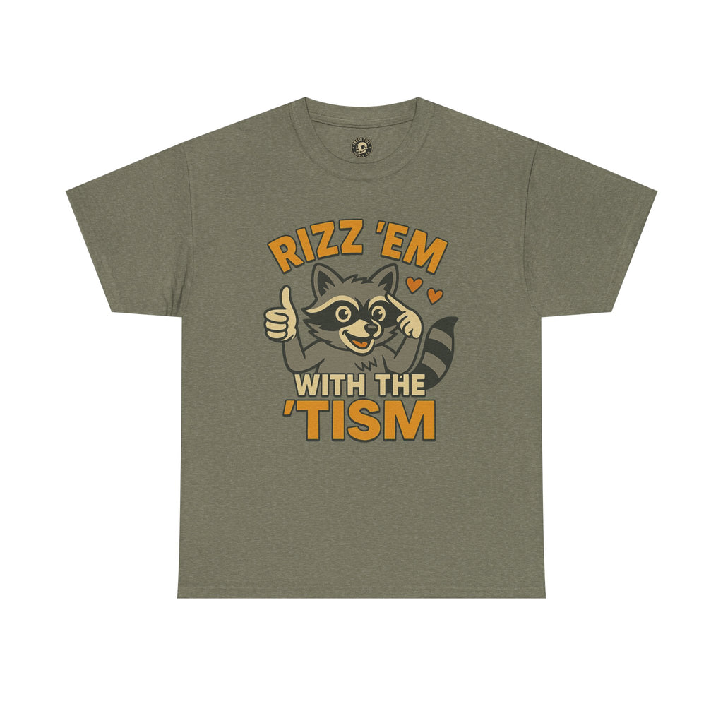 Rizz ’Em With the ’Tism T-Shirt – Funny Neurodivergent Graphic Tee for Bold Personalities