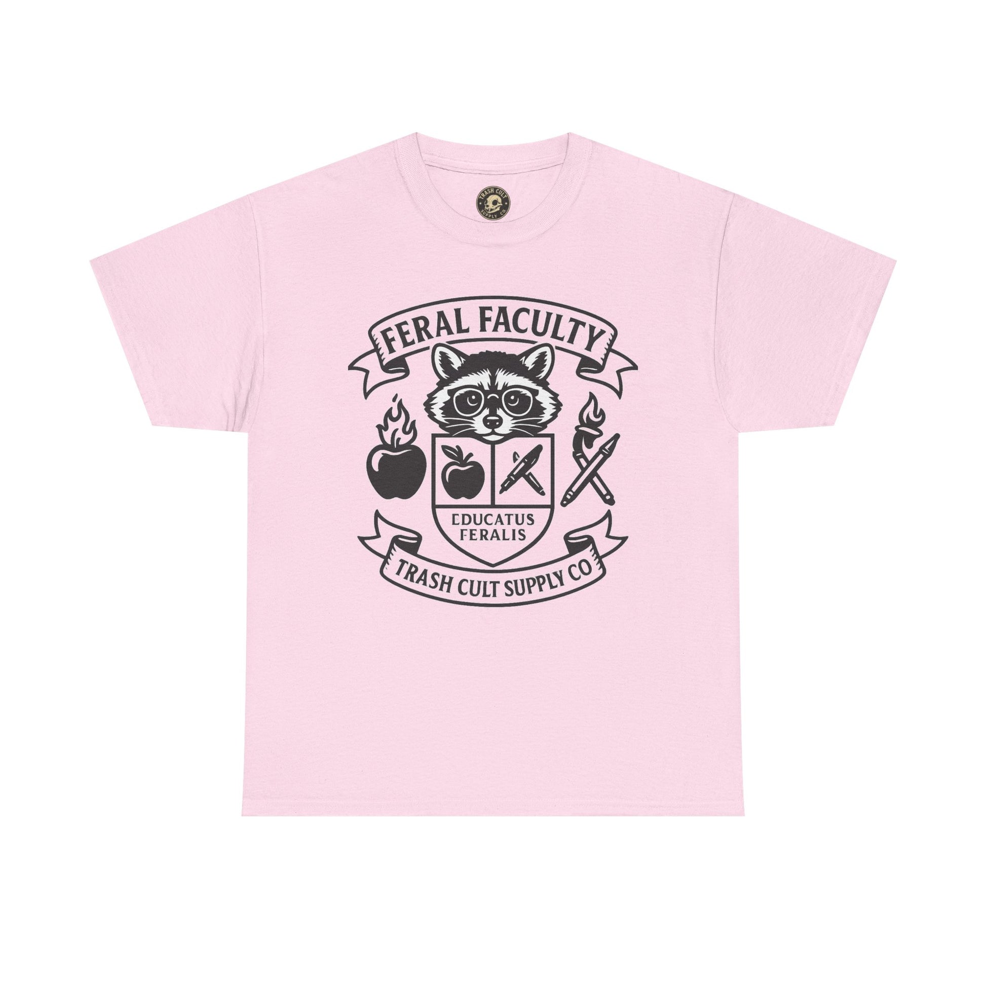 Feral Faculty Tee, Fun Teacher Shirt, Animal Lover Gift, Cool Graphic Tee, Casual Everyday Wear, Unisex Cotton T-Shirt