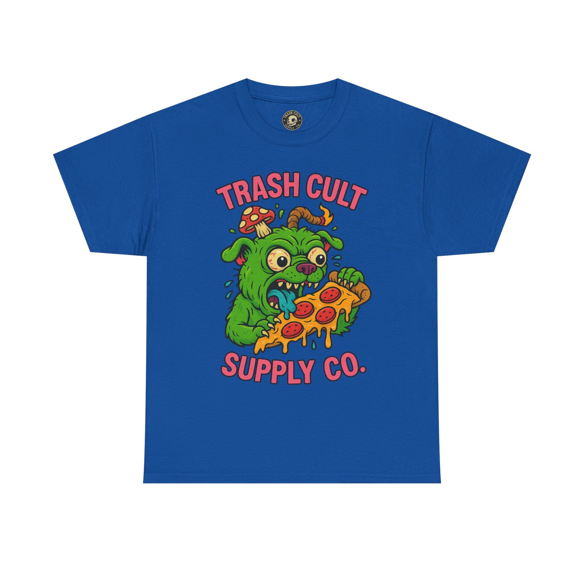 Feral Pizza Monster Shirt – Trash Cult Supply Co | Gildan 5000 Graphic Tee