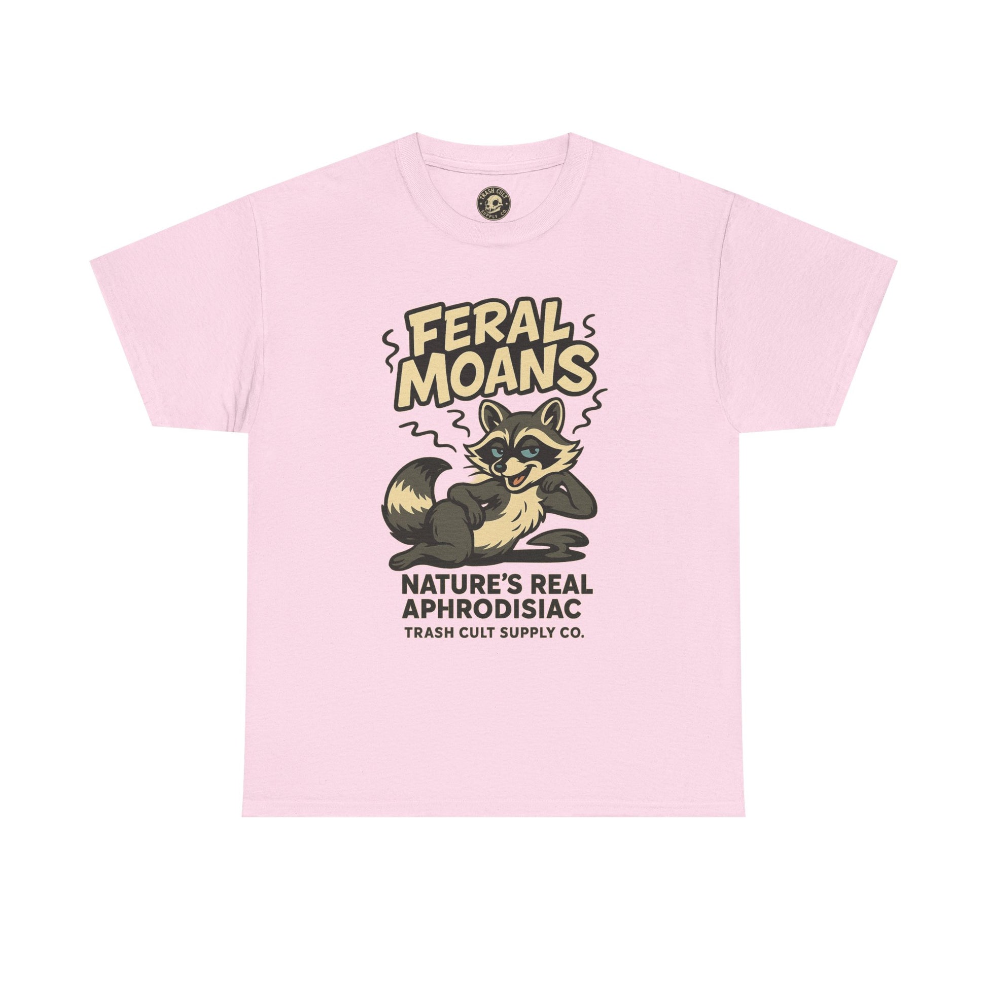 Feral Moans Unisex Heavy Cotton Tee, Funny Graphic Tee, Animal Lover Shirt, Casual Wear, Gift for Nature Enthusiasts