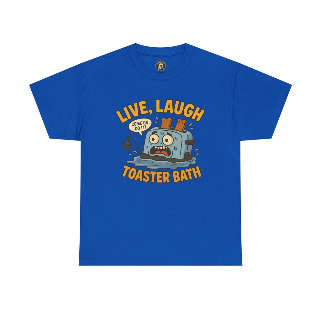 Funny Toaster Bath Tee, Humorous Unisex Shirt, Gift for Friends, Lightweight Cotton Tee, Birthday Party Outfit