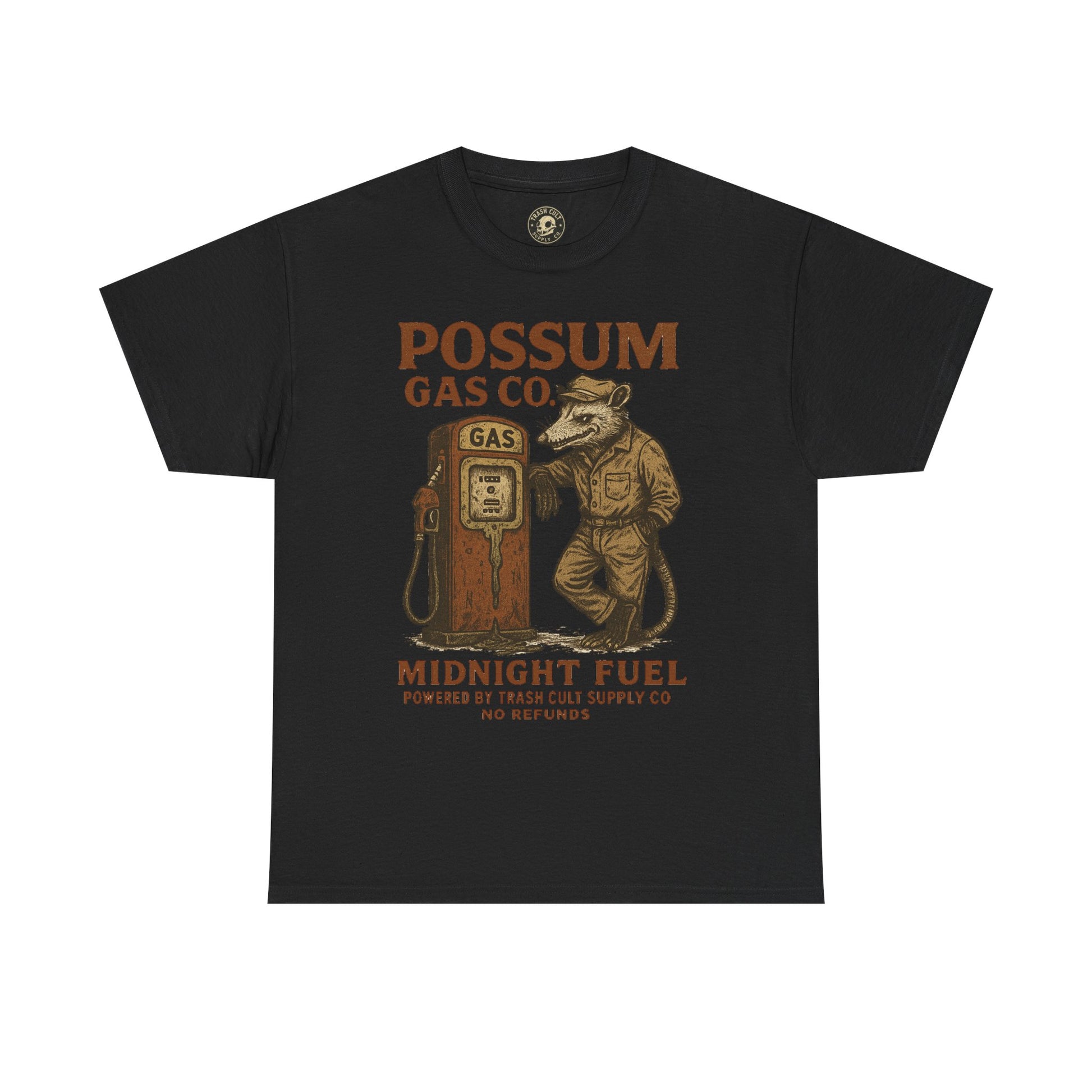 Possum Gas Co. Vintage Feral Mechanic Shirt – Trash Cult Supply Co. – Gildan 5000
