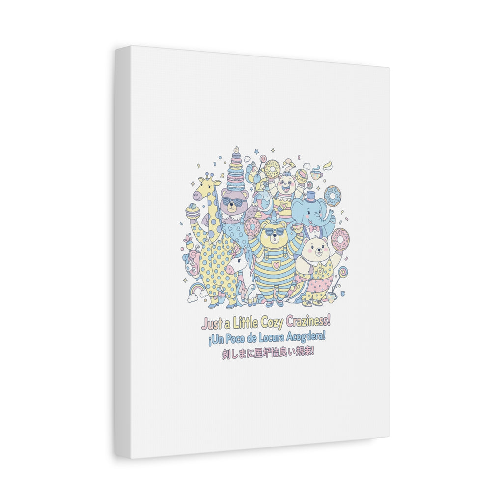 Cozy Craziness Canvas | mildly unhinged cute, whimsical weird