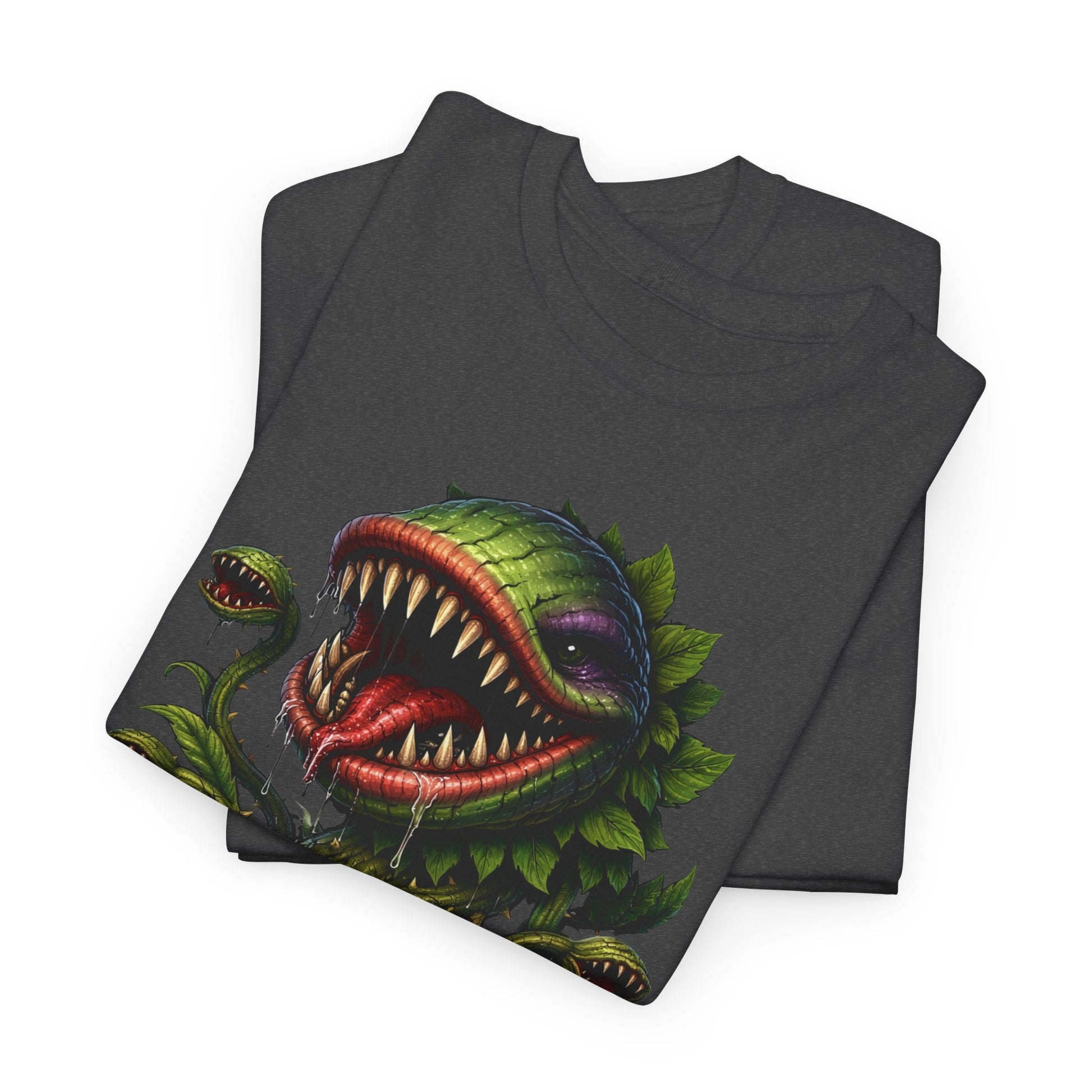 Carnivorous Plant Graphic Tee — "Trash Cult Supply Co." Potted Monster Shirt