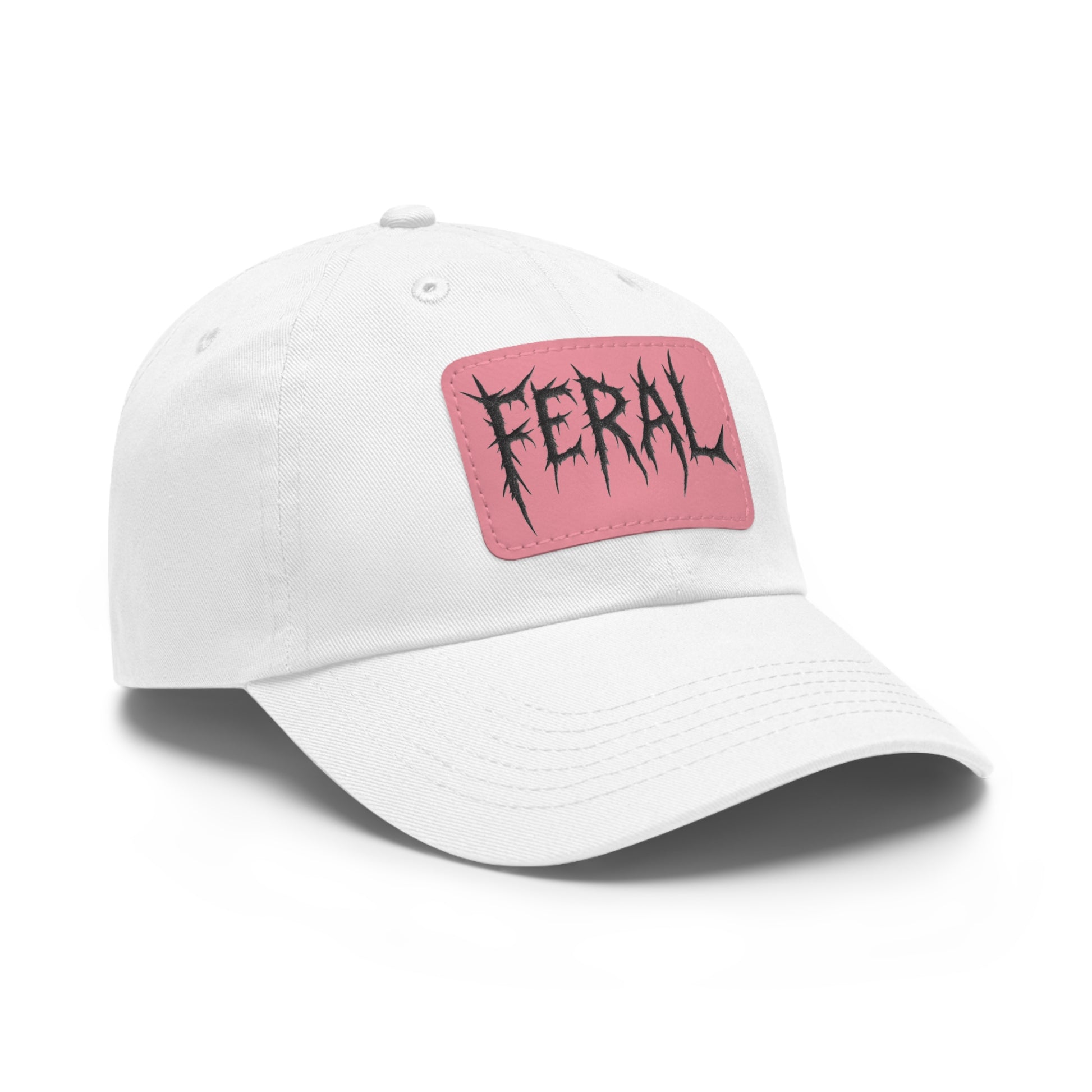 FERAL Embroidered Leather Patch Hat – Trash Cult Supply Co.