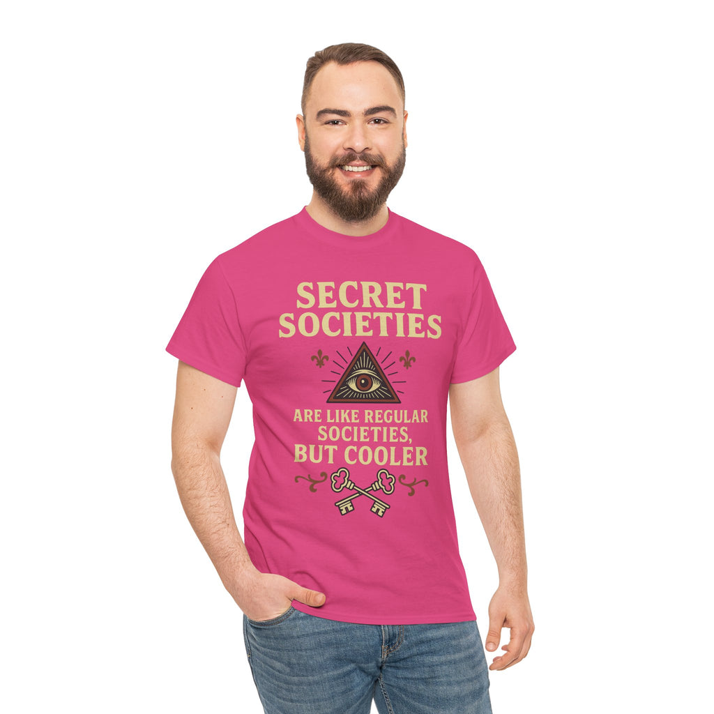 Secret Societies Shirt – Illuminati Eye Graphic Tee – Gildan 5000 Soft Cotton – Trash Cult Vintage Design