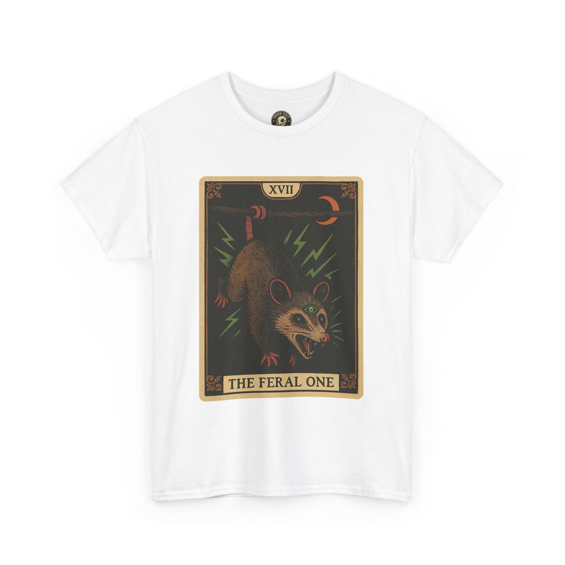 Feral One Graphic Tee - Quirky Unisex T-Shirt, Vintage Inspired, Animal Art, Casual Wear, Gifts for Him/Her