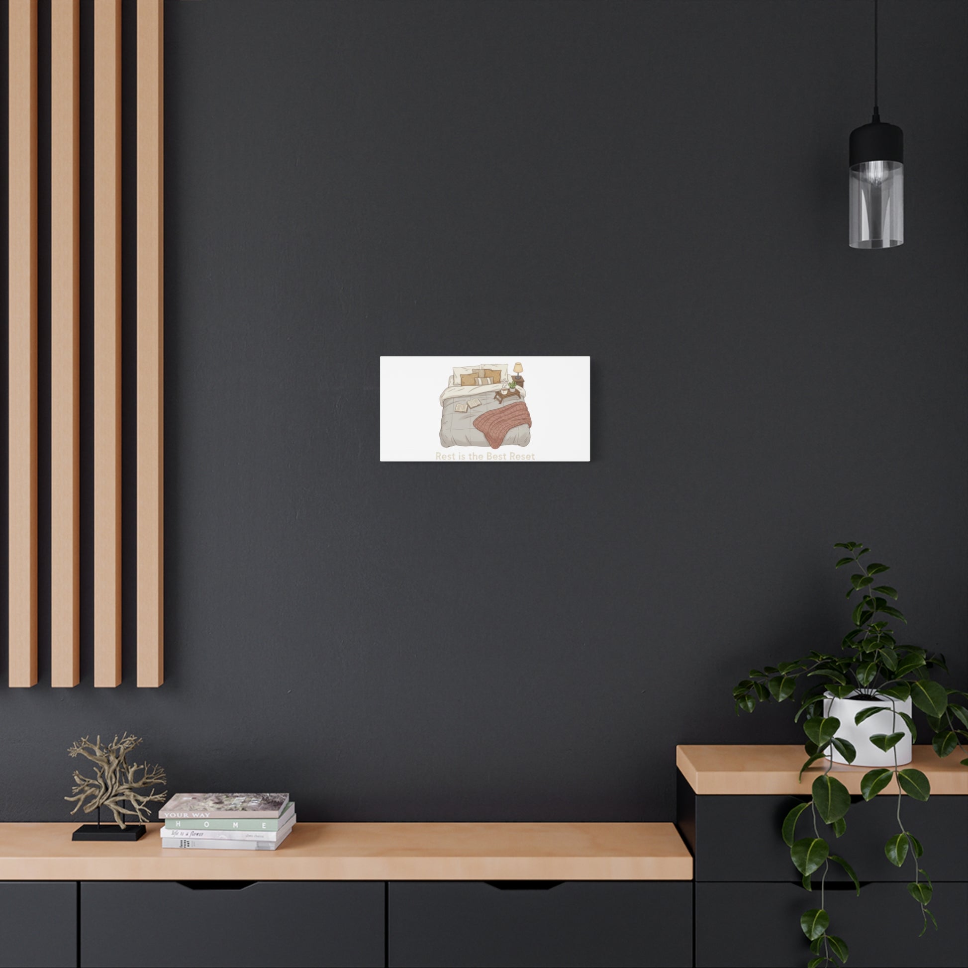 Rest is the Best Reset Canvas | sleepy humor, restful vibes
