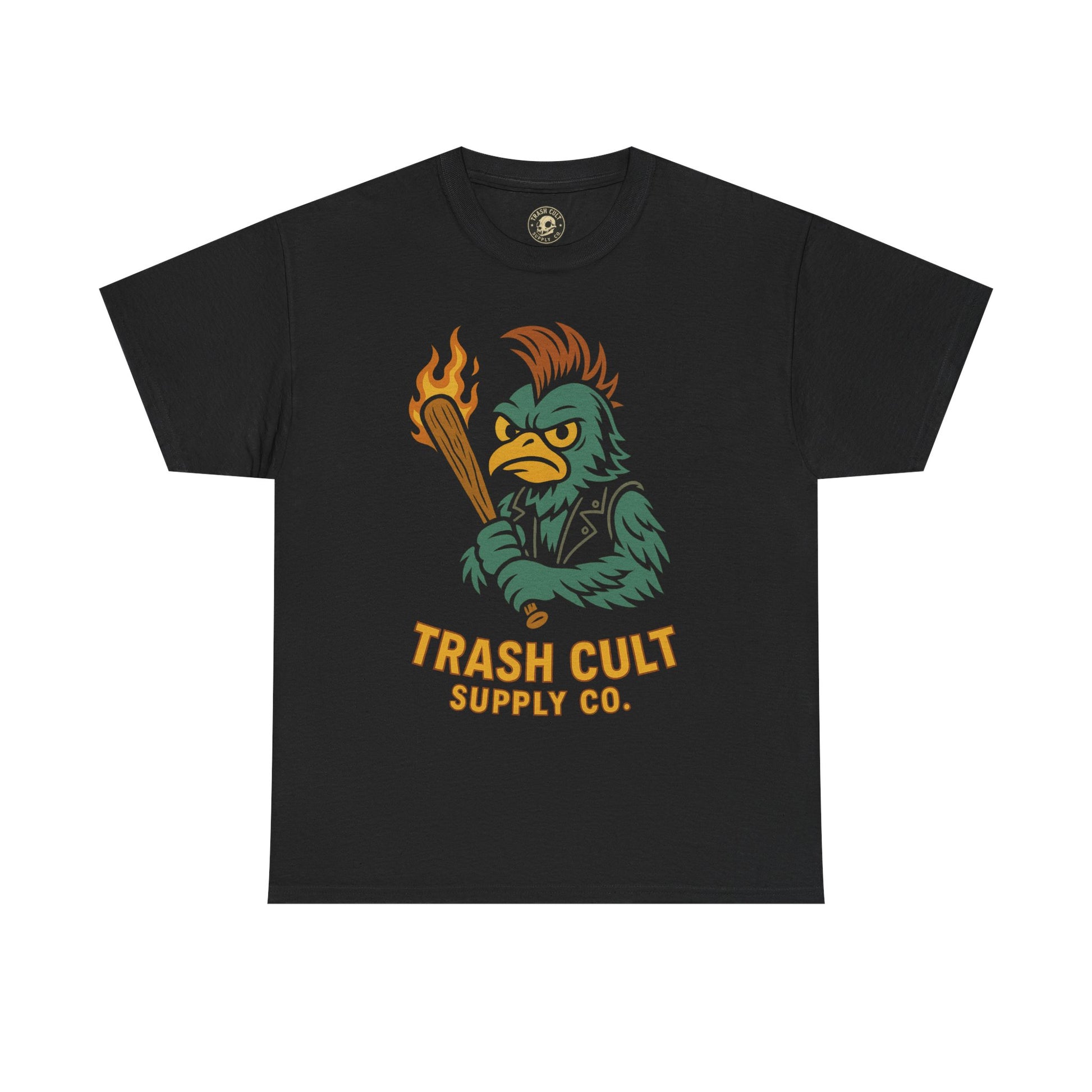 Trash Cult Heavy Cotton Tee - Unisex Graphic Tee, Streetwear Shirt, Casual Wear, Gift for Him/Her, Punk Style Apparel