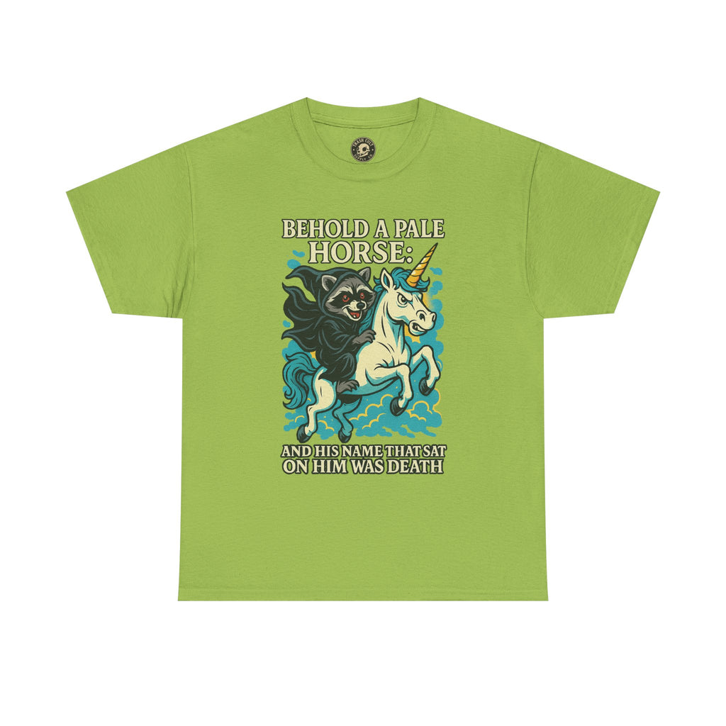 Behold a Pale Horse – Raccoon of Death Shirt | Gildan 5000 Unisex Tee