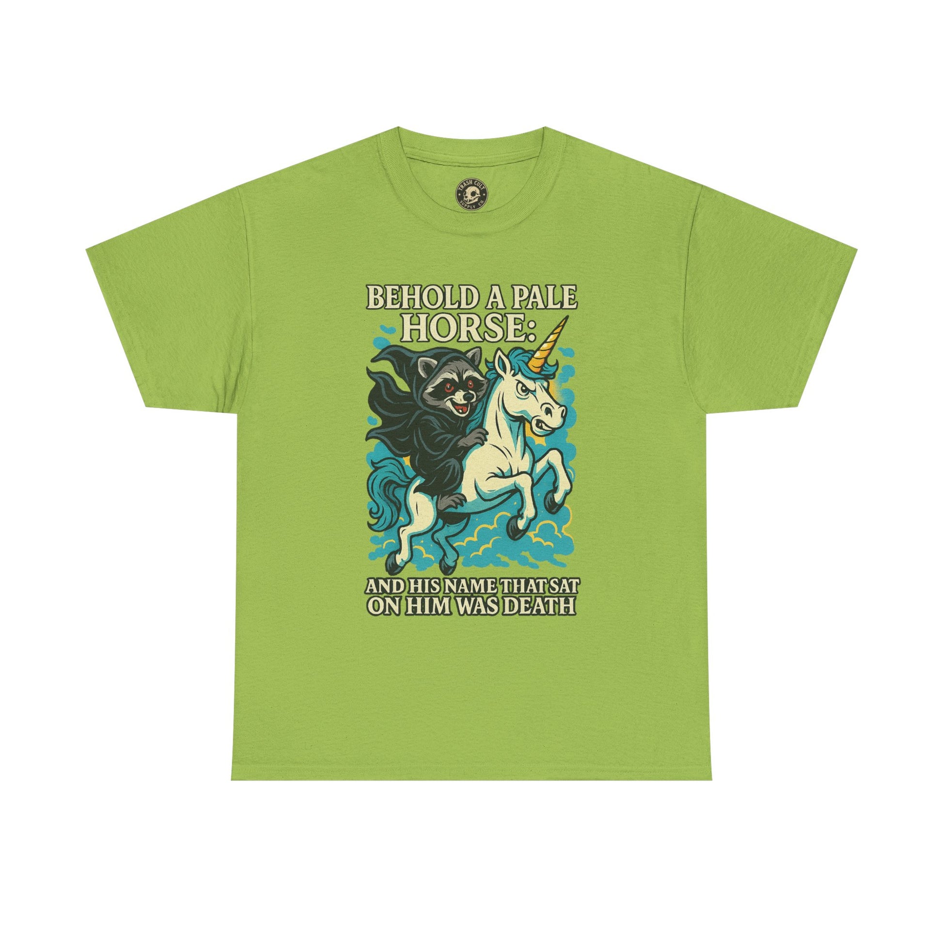 Behold a Pale Horse – Raccoon of Death Shirt | Gildan 5000 Unisex Tee