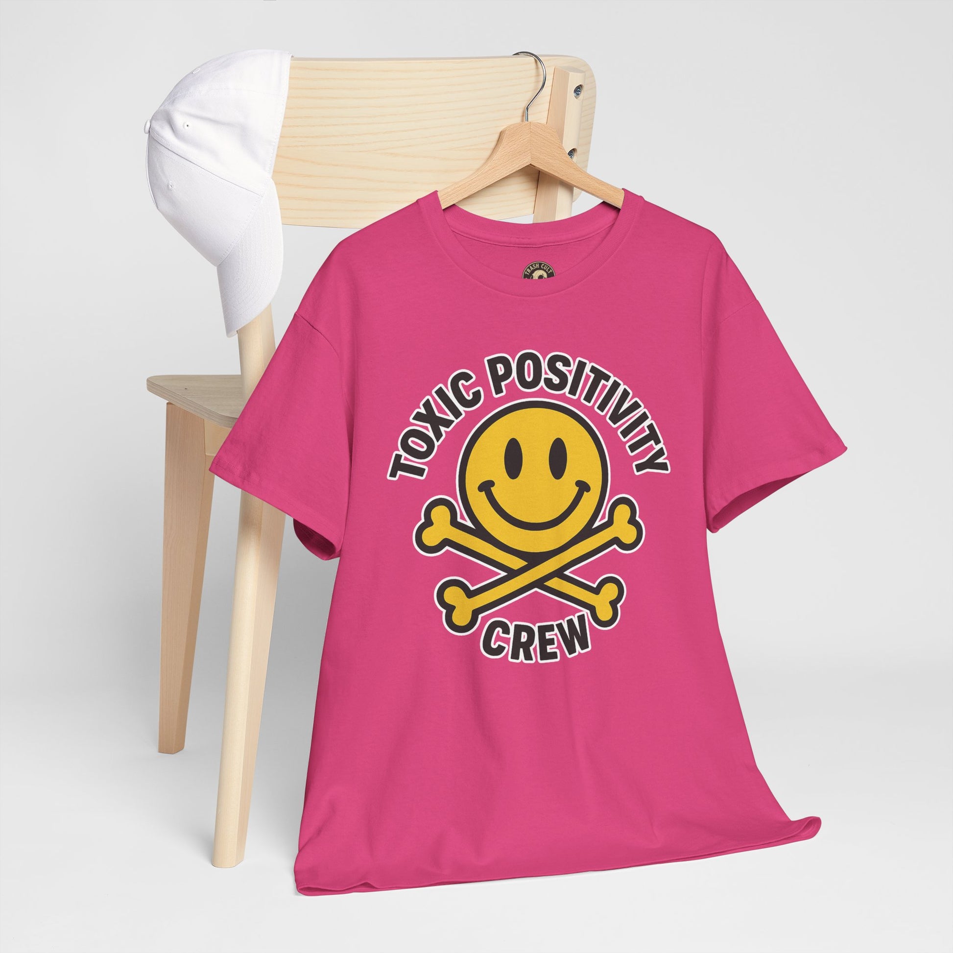 Toxic Positivity Tee | Fun Graphic Shirt for Casual Wear, Gifts, Festivals, Anti-Toxic Vibes, Everyday Style, Unisex T-Shirt