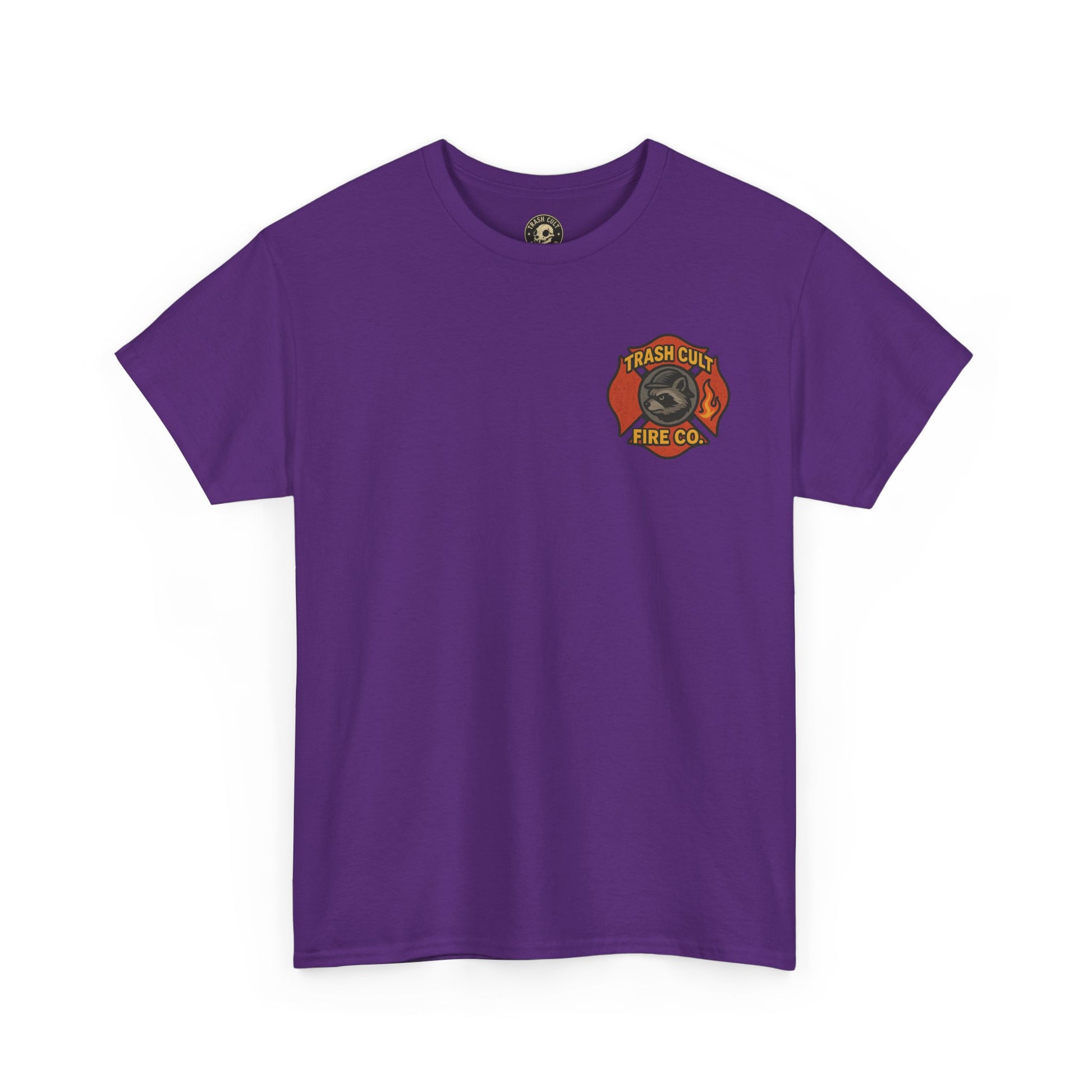 Trash Cult Fire Co. Unisex Tee - Quirky Raccoon Design, Fun Gift, Casual Wear, Firefighter Humor, Unique Apparel