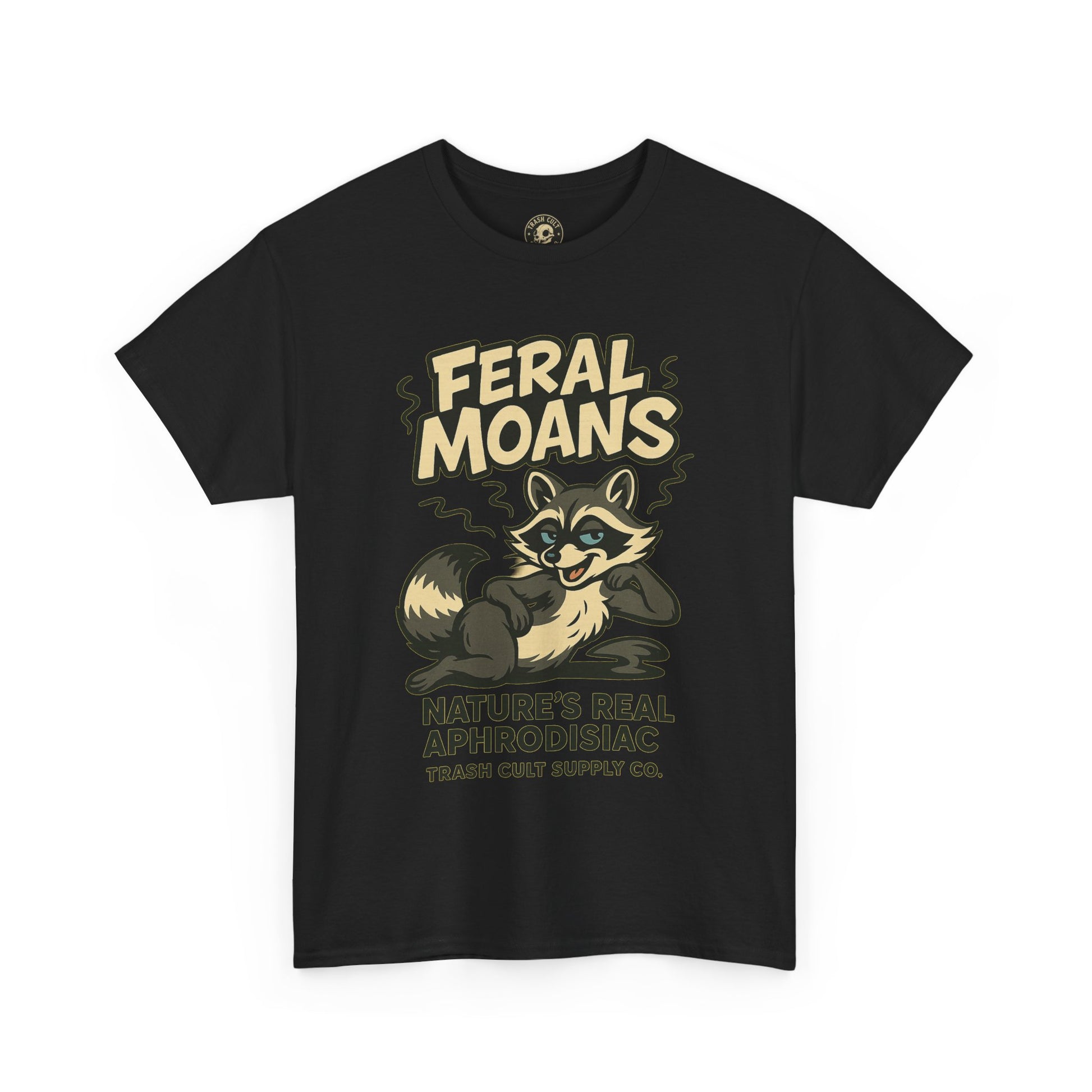 Feral Moans Unisex Heavy Cotton Tee, Funny Graphic Tee, Animal Lover Shirt, Casual Wear, Gift for Nature Enthusiasts