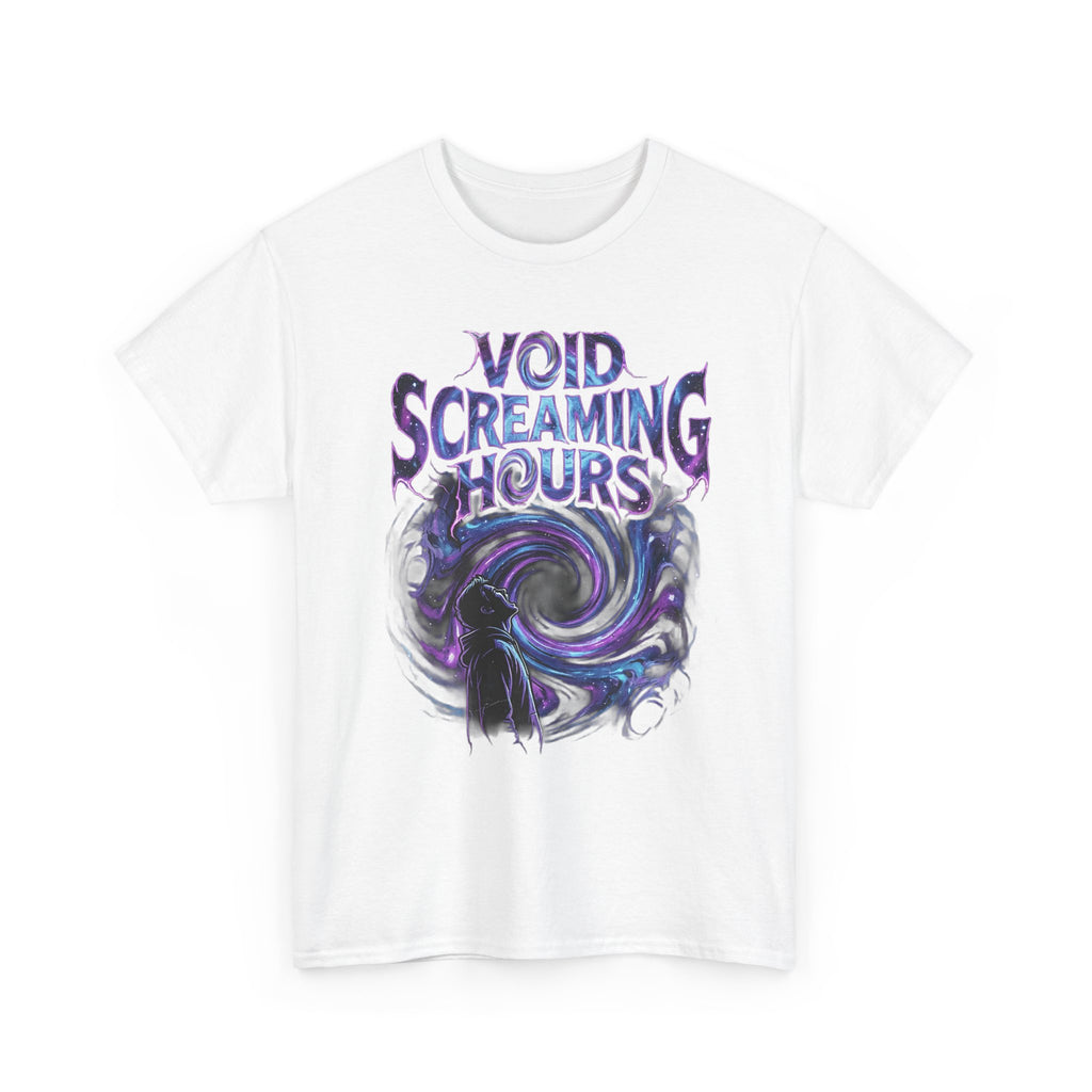 Void Screaming Hours Tee — Gothic Cosmic Horror T‑Shirt