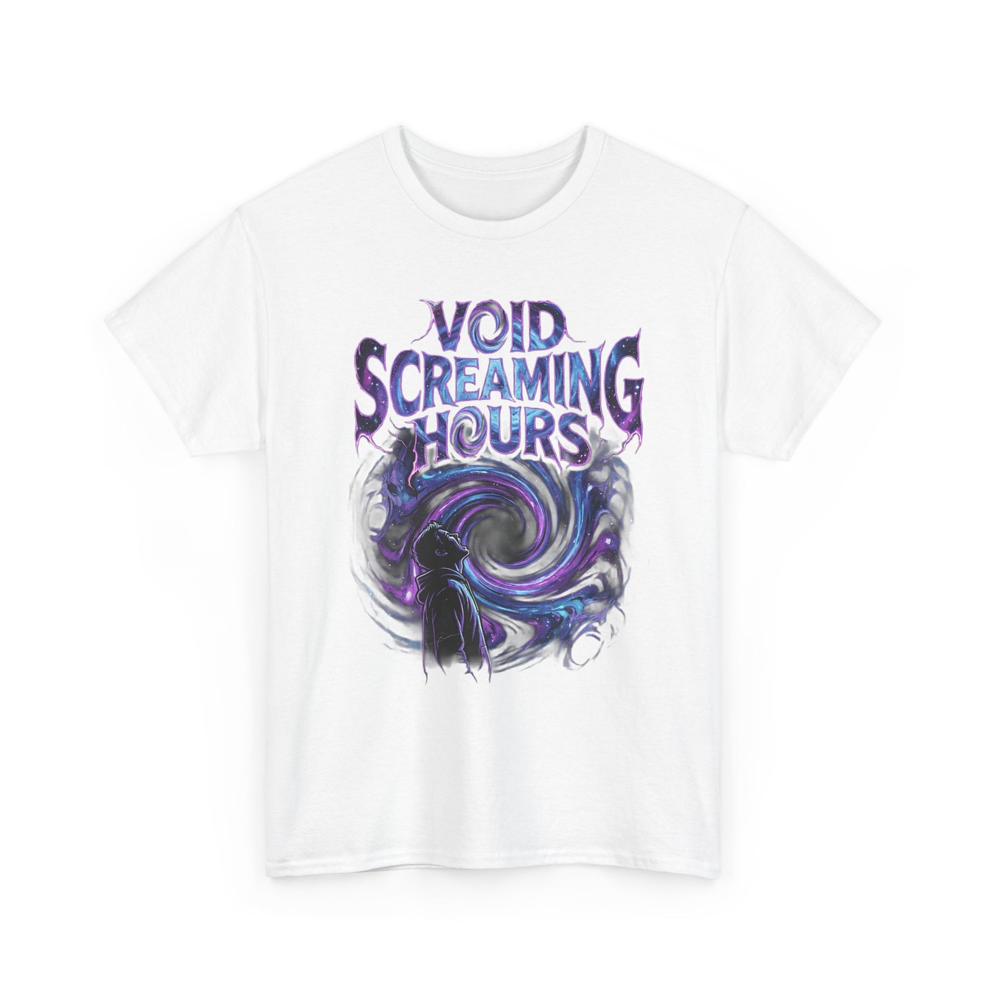 Void Screaming Hours Tee — Gothic Cosmic Horror T‑Shirt