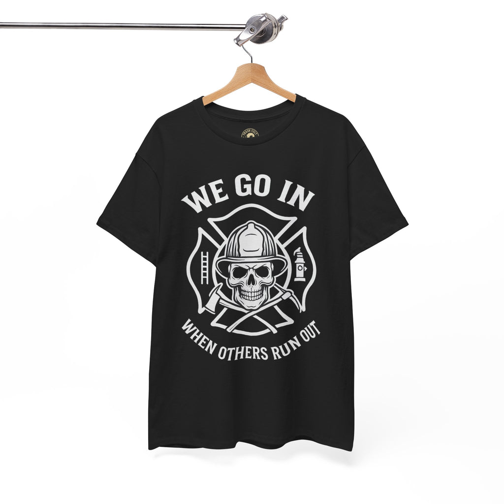 Firefighter Tribute T-Shirt - Bold Design, Heroic Spirit, Unisex Shirt, Gift for Firefighters, Fire Safety Awareness